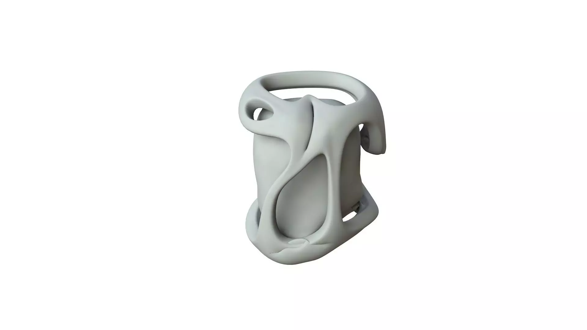 SciFi Shape Object Low Poly Low-poly 3D model_0