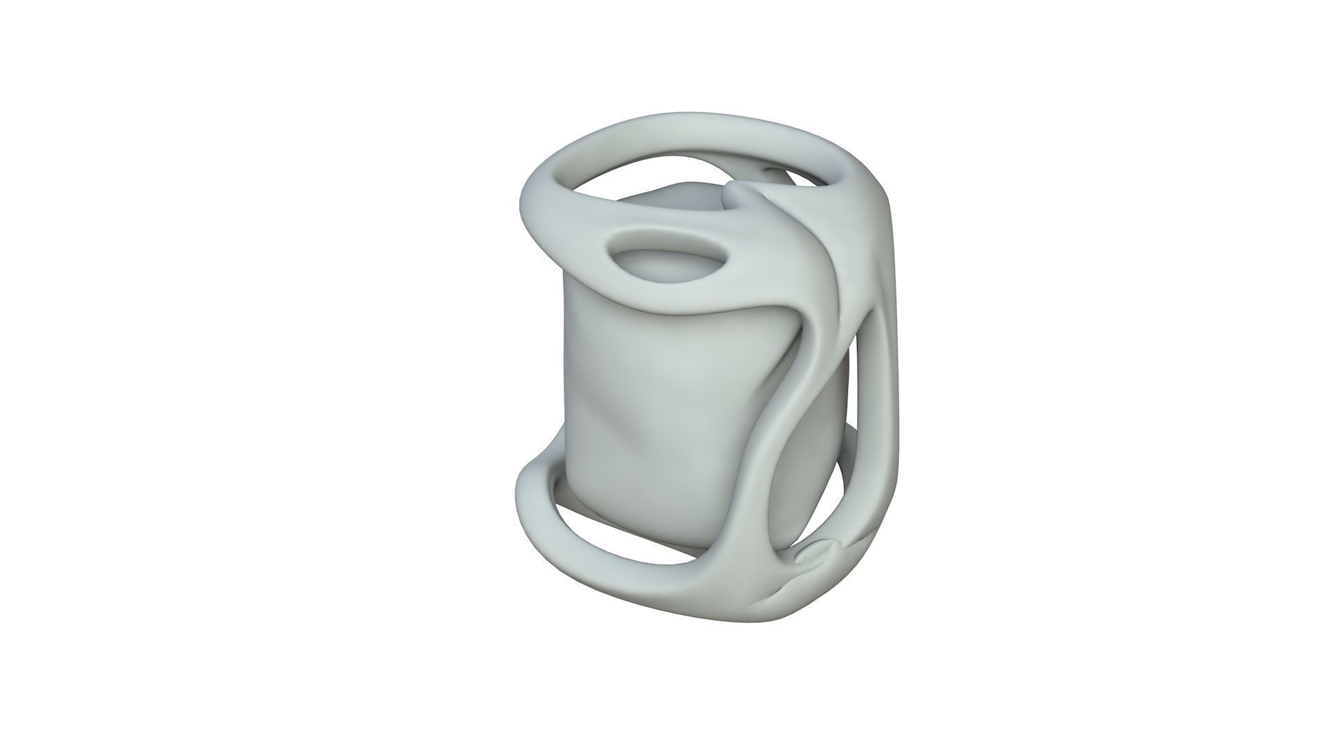 SciFi Shape Object Low Poly Low-poly 3D model_2