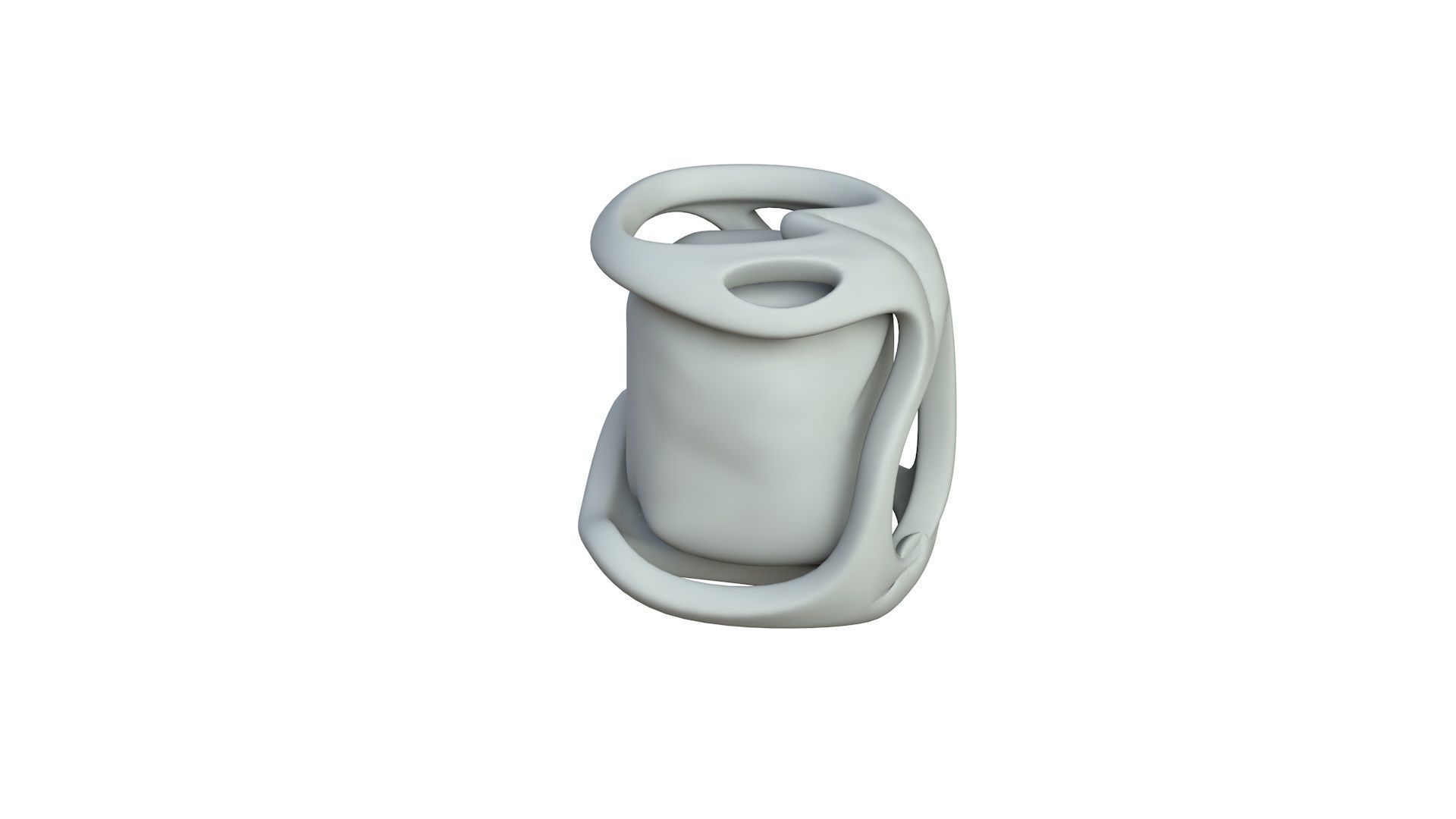 SciFi Shape Object Low Poly Low-poly 3D model_3