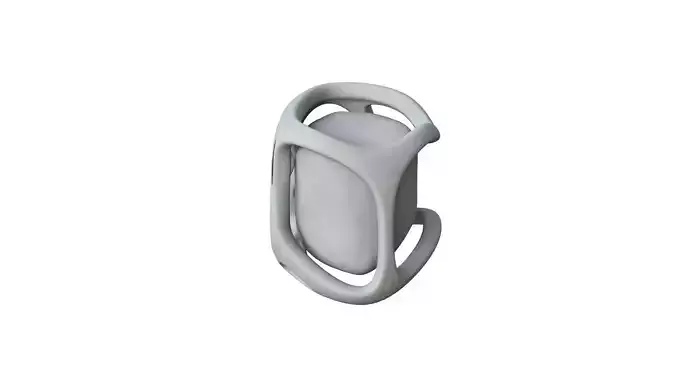SciFi Shape Object Low Poly Low-poly 3D model