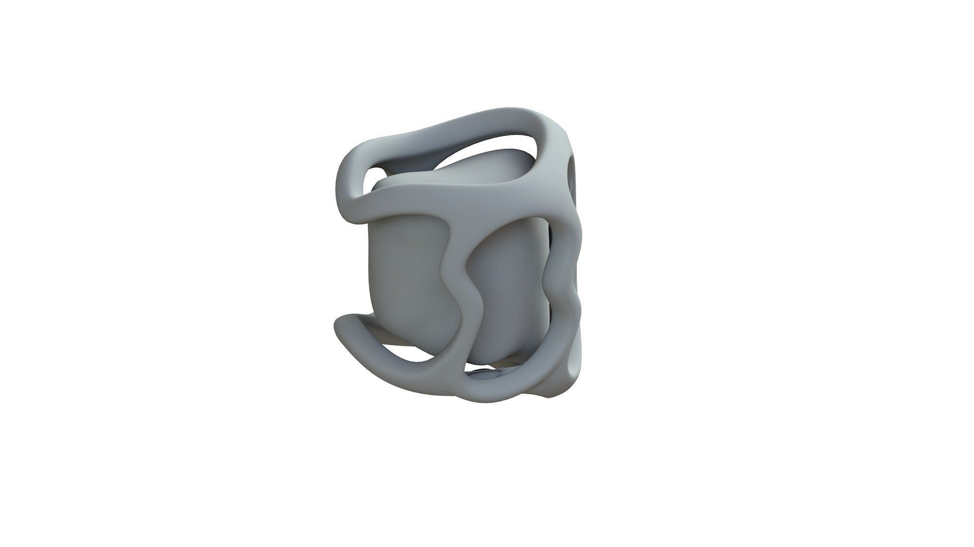 SciFi Shape Object Low Poly Low-poly 3D model_9