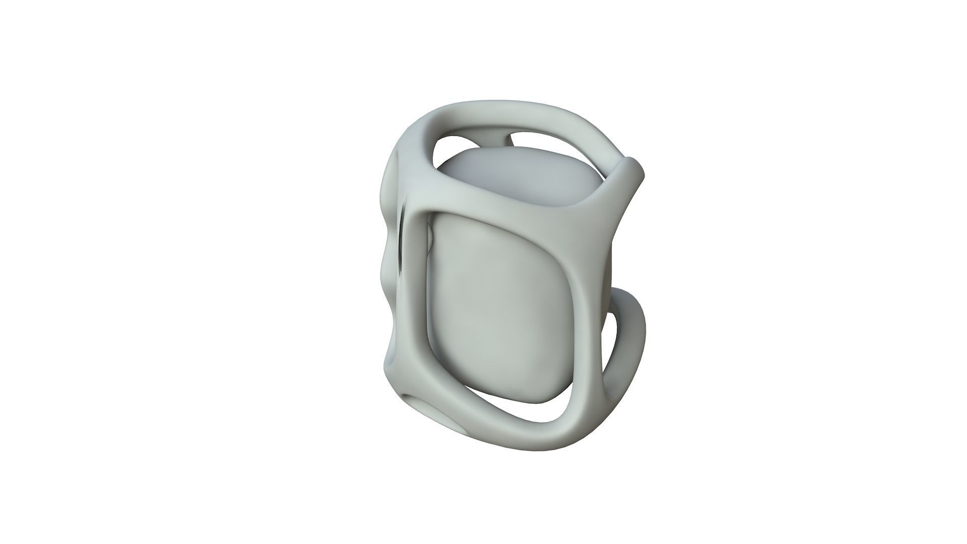 SciFi Shape Object Low Poly Low-poly 3D model_1