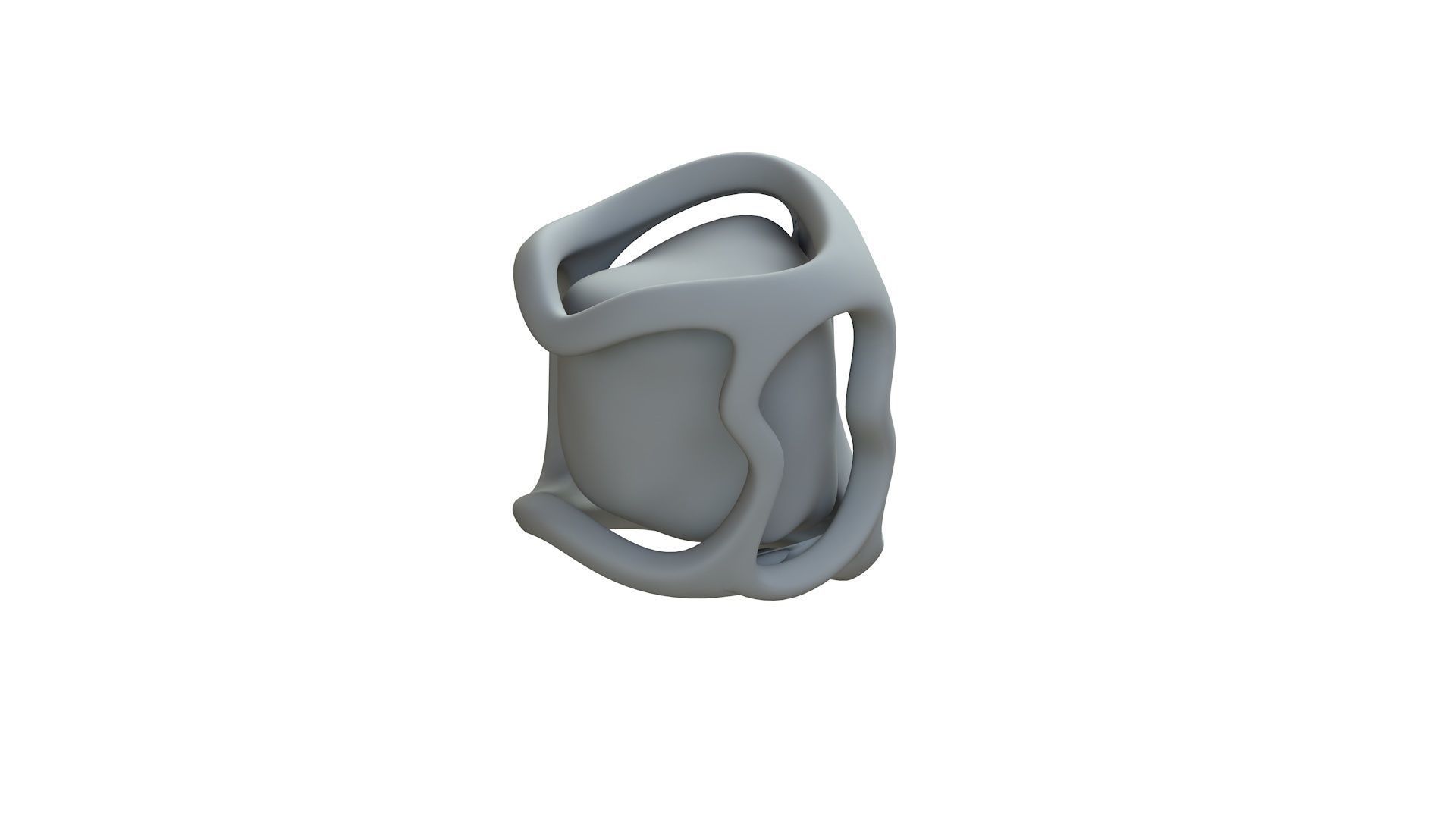 SciFi Shape Object Low Poly Low-poly 3D model_10