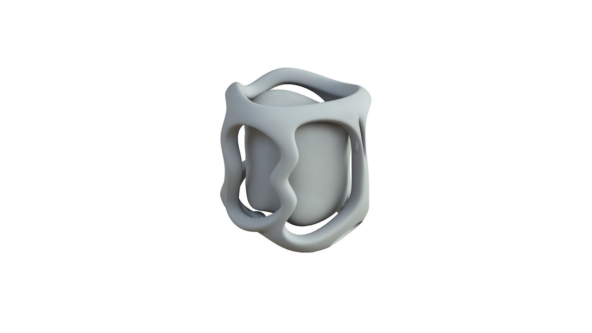 SciFi Shape Object Low Poly Low-poly 3D model_5