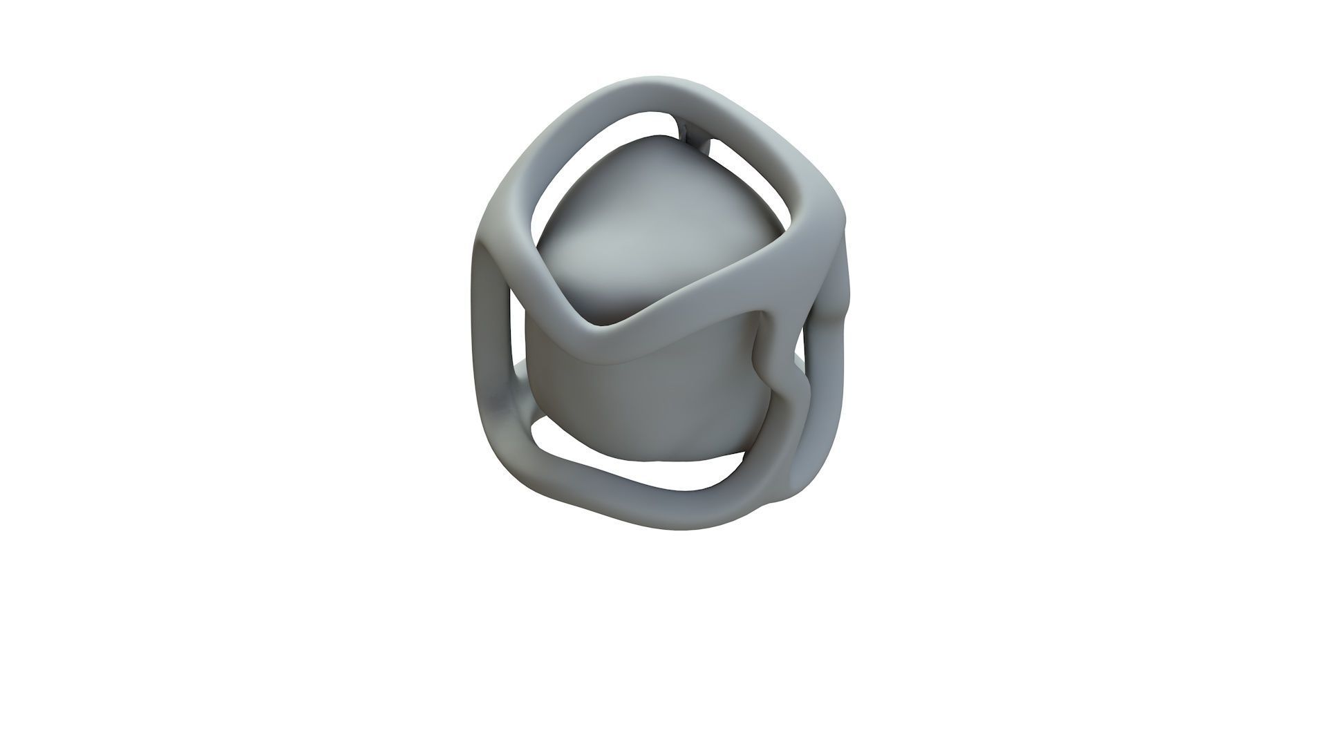 SciFi Shape Object Low Poly Low-poly 3D model_14