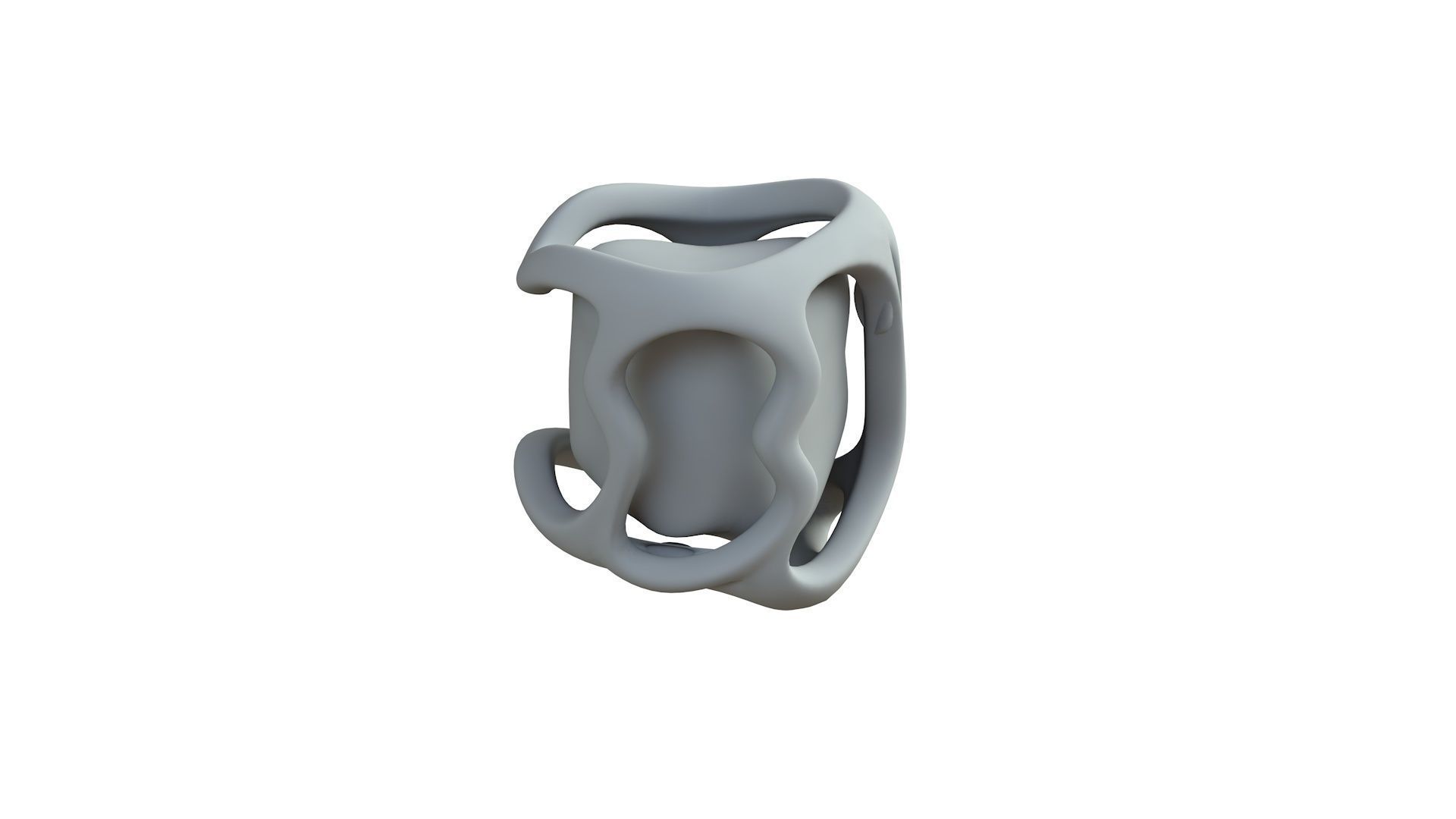 SciFi Shape Object Low Poly Low-poly 3D model_7