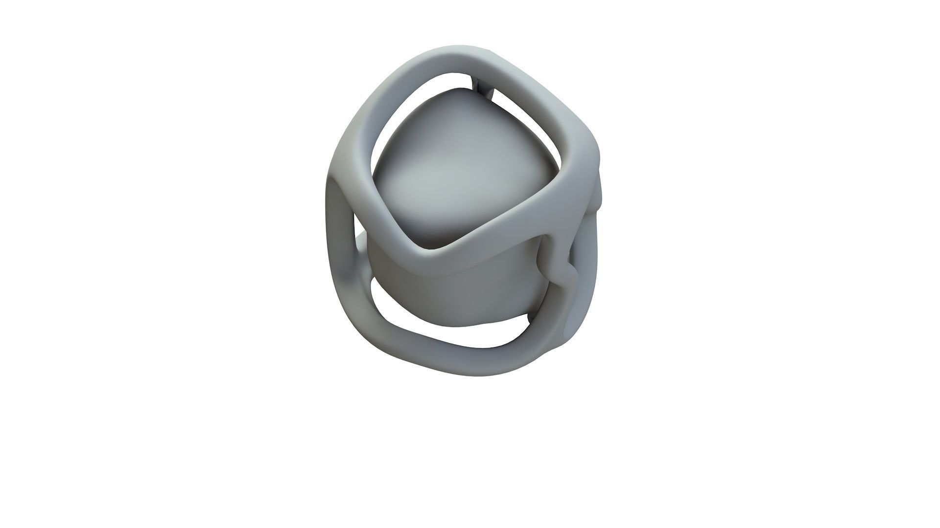 SciFi Shape Object Low Poly Low-poly 3D model_15