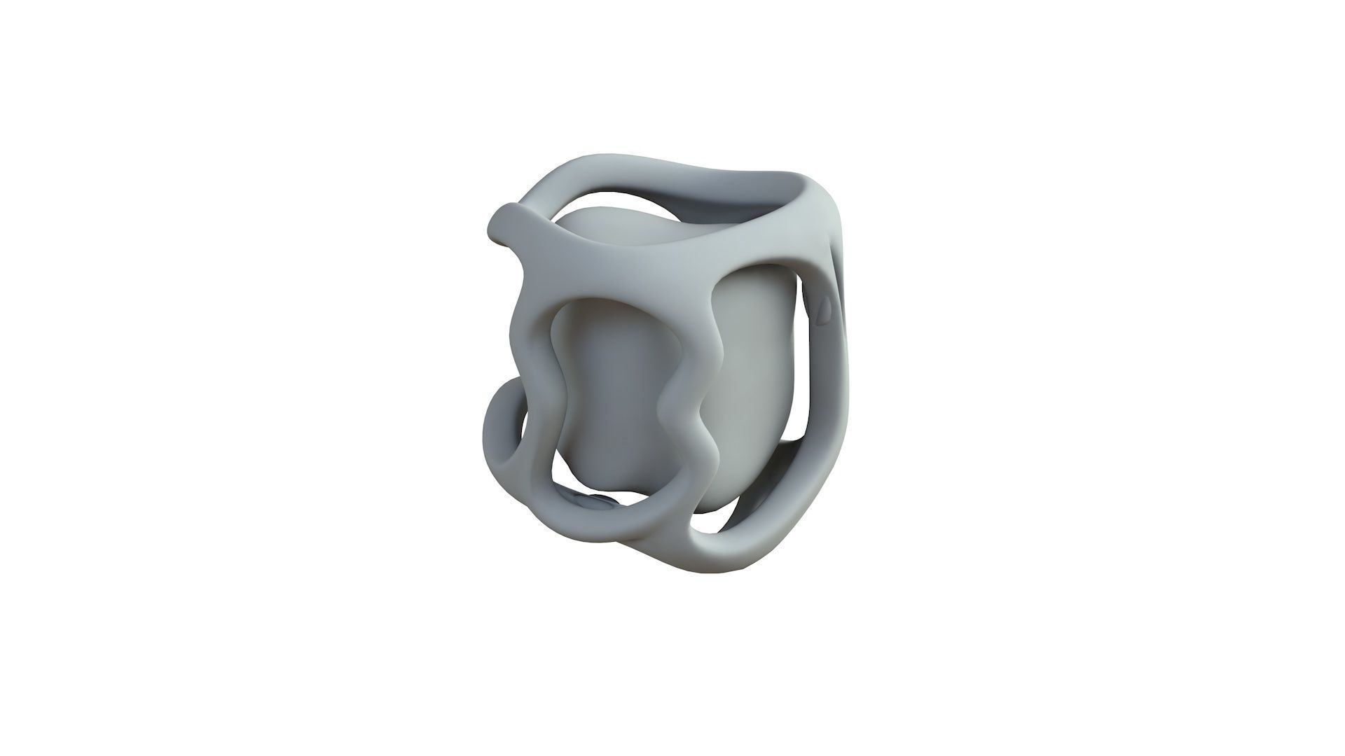 SciFi Shape Object Low Poly Low-poly 3D model_6