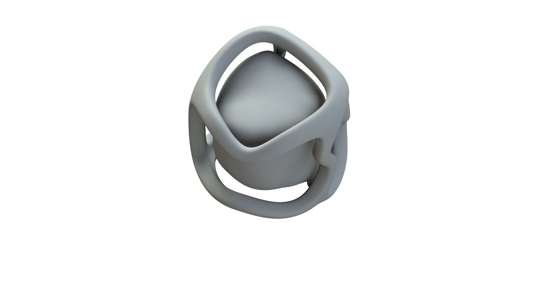 SciFi Shape Object Low Poly Low-poly 3D model_16
