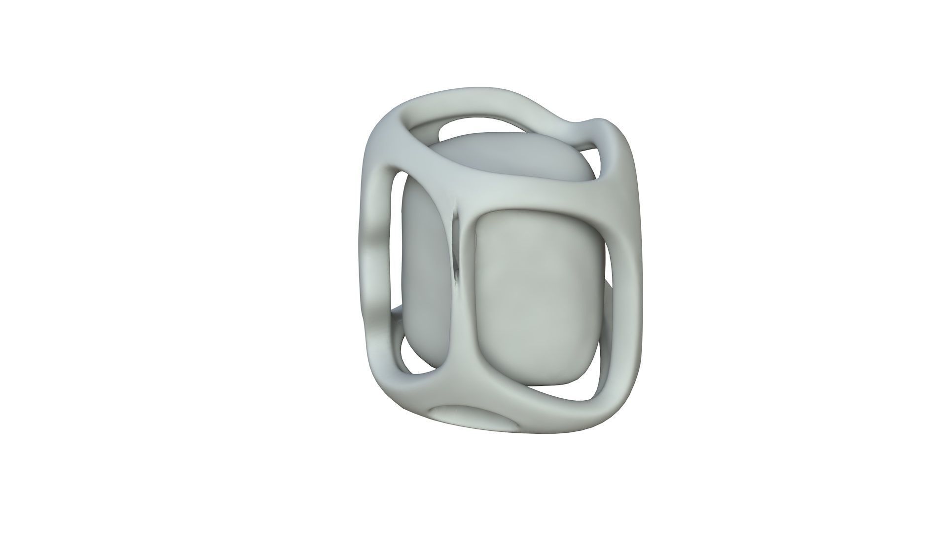 SciFi Shape Object Low Poly Low-poly 3D model_2