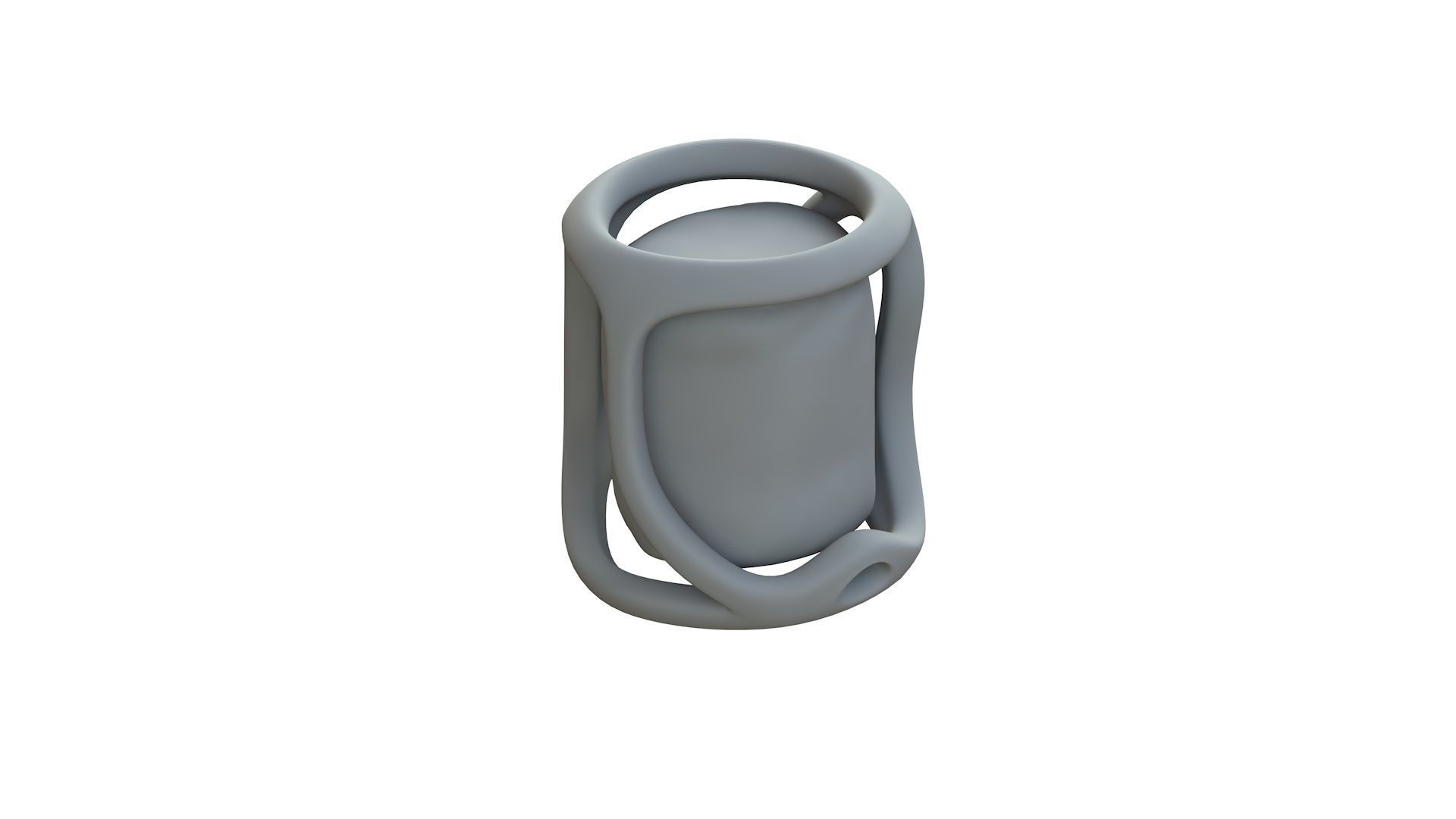 SciFi Shape Object Low Poly Low-poly 3D model_11