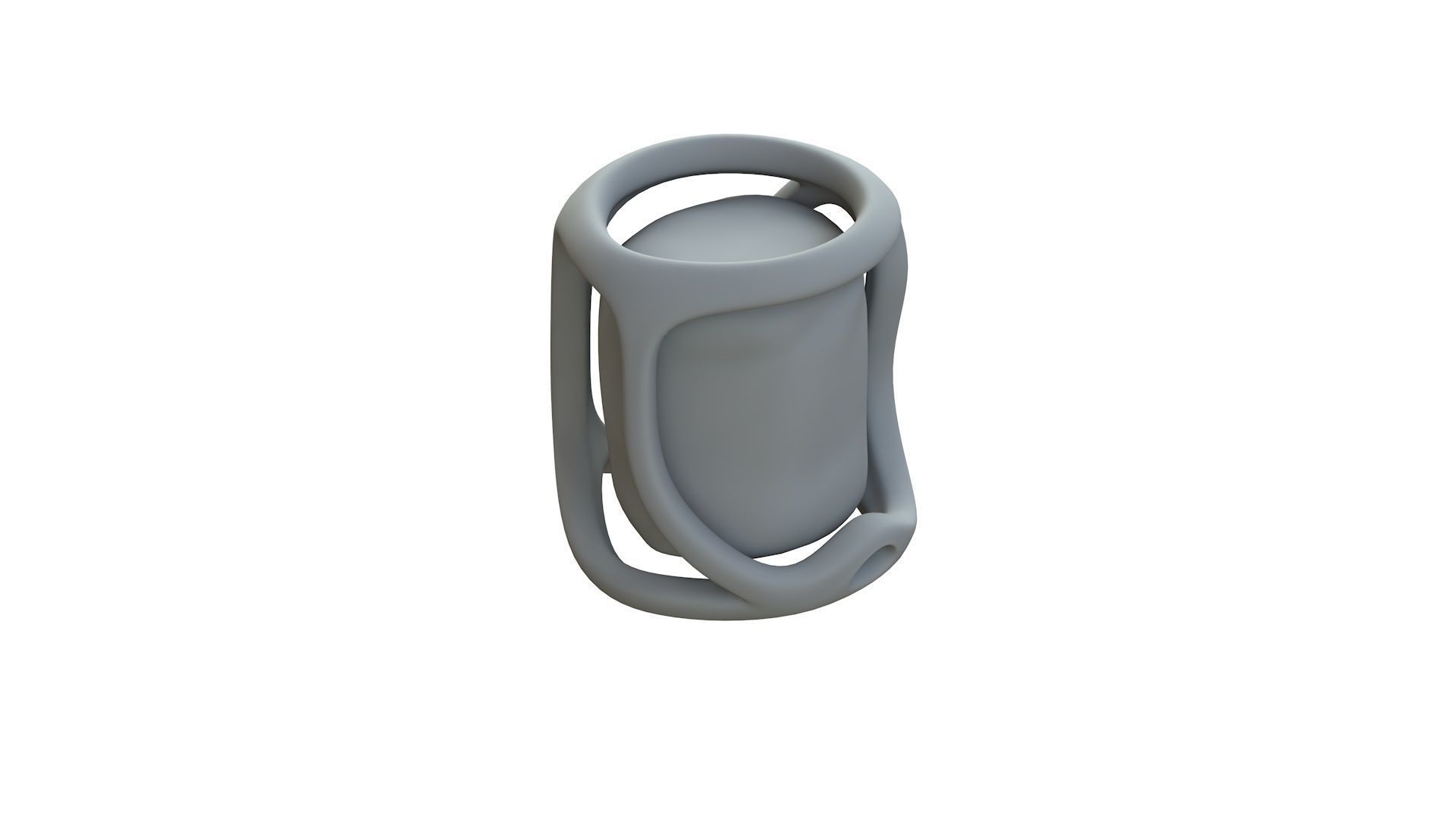 SciFi Shape Object Low Poly Low-poly 3D model_12
