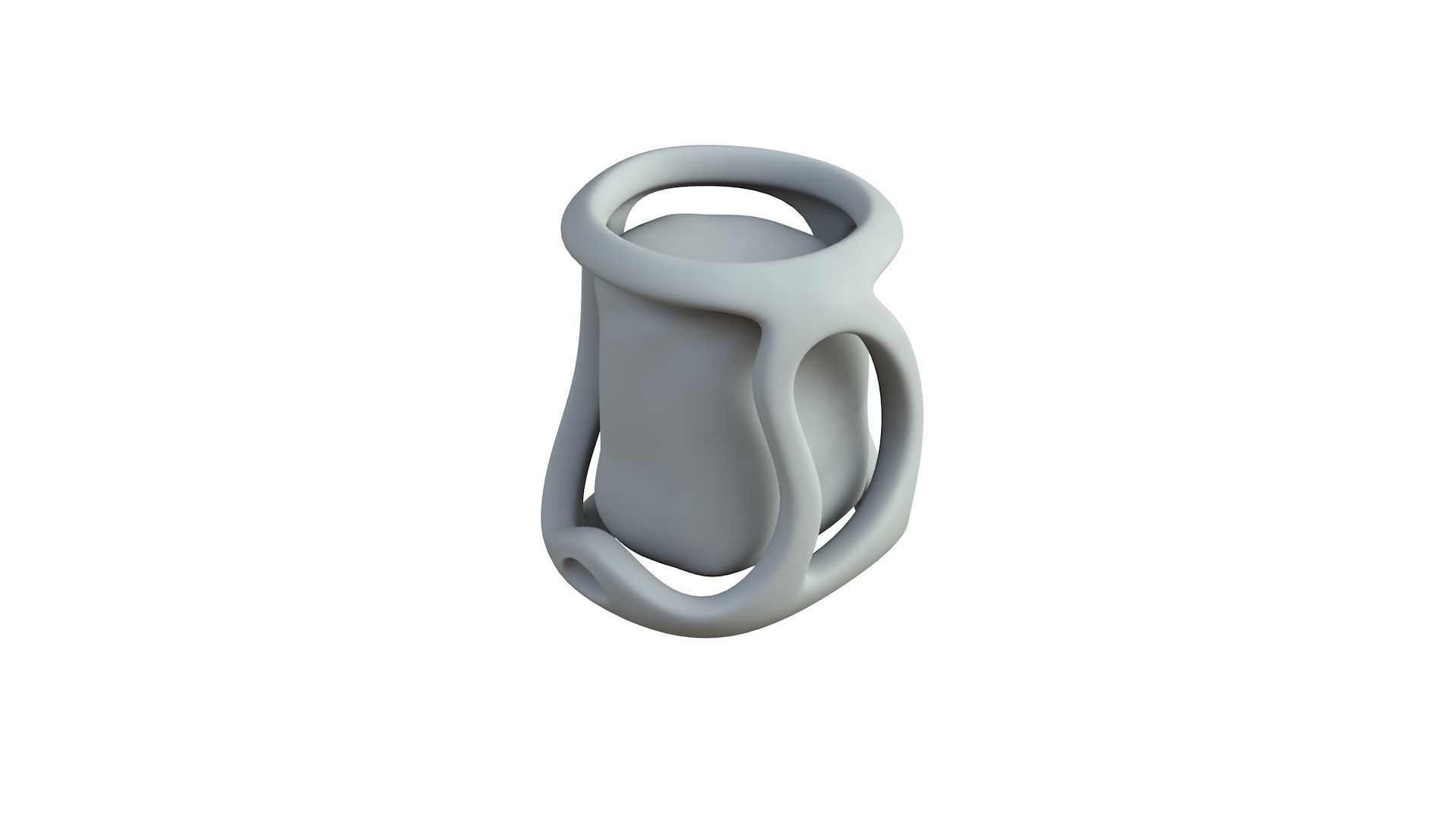 SciFi Shape Object Low Poly Low-poly 3D model_5