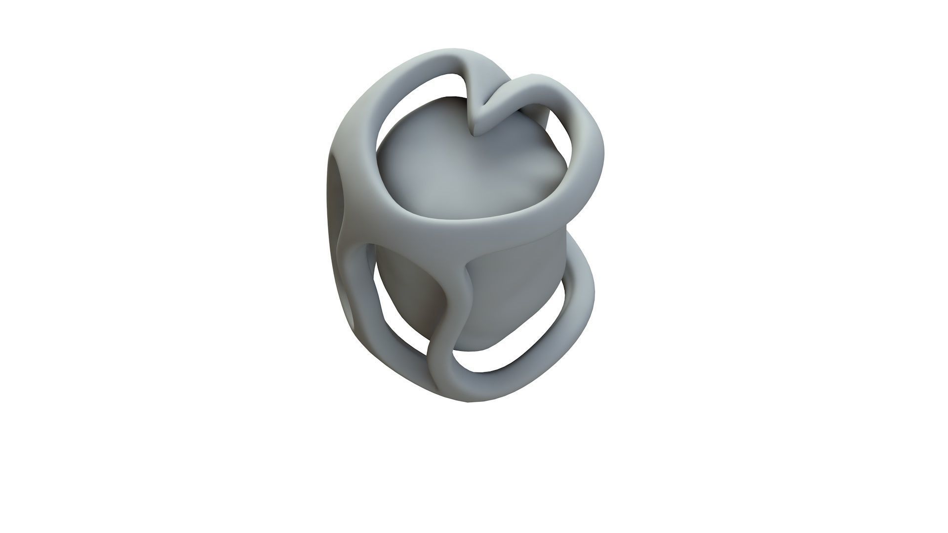 SciFi Shape Object Low Poly Low-poly 3D model_15