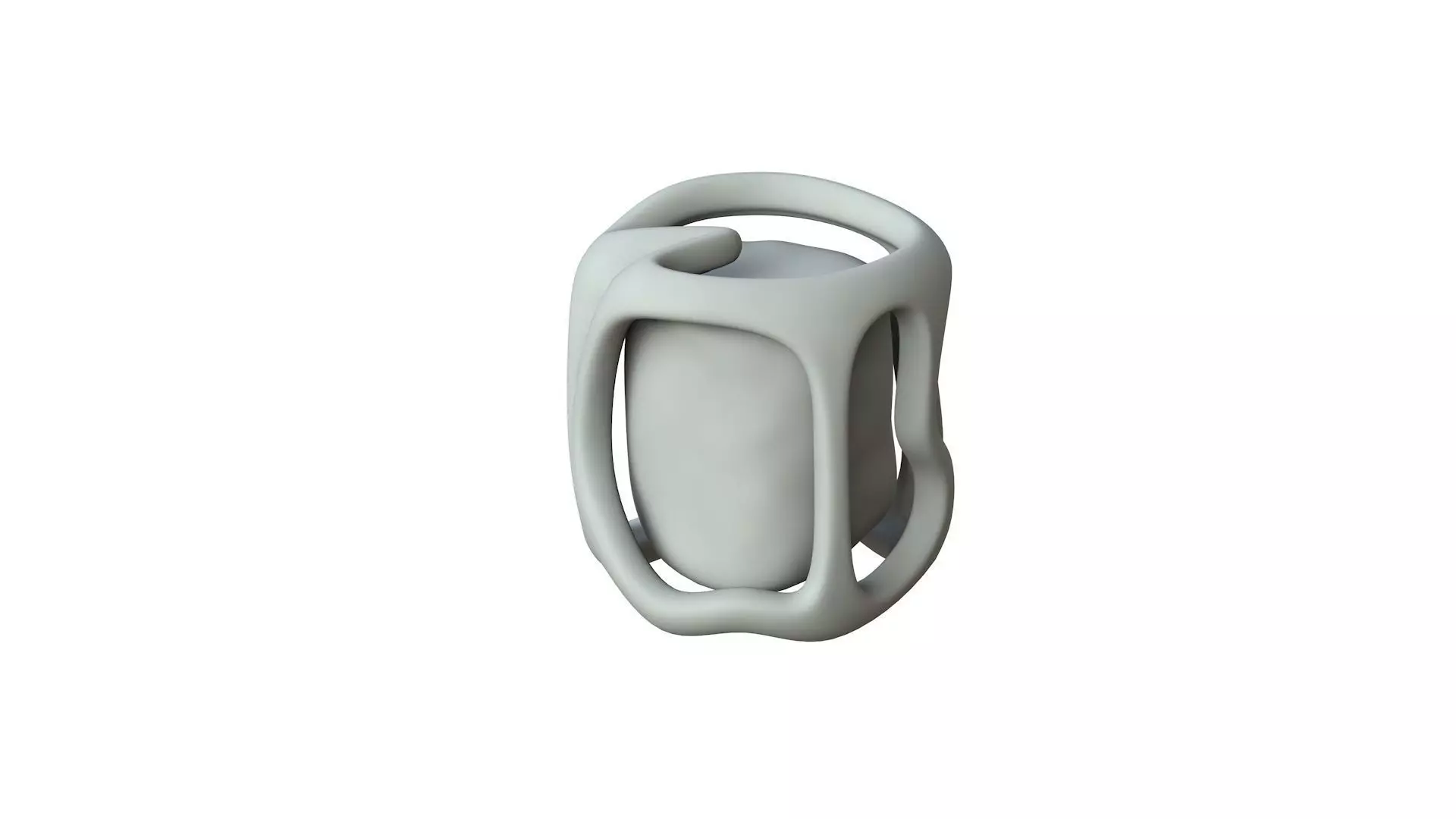 SciFi Shape Object Low Poly Low-poly 3D model_0