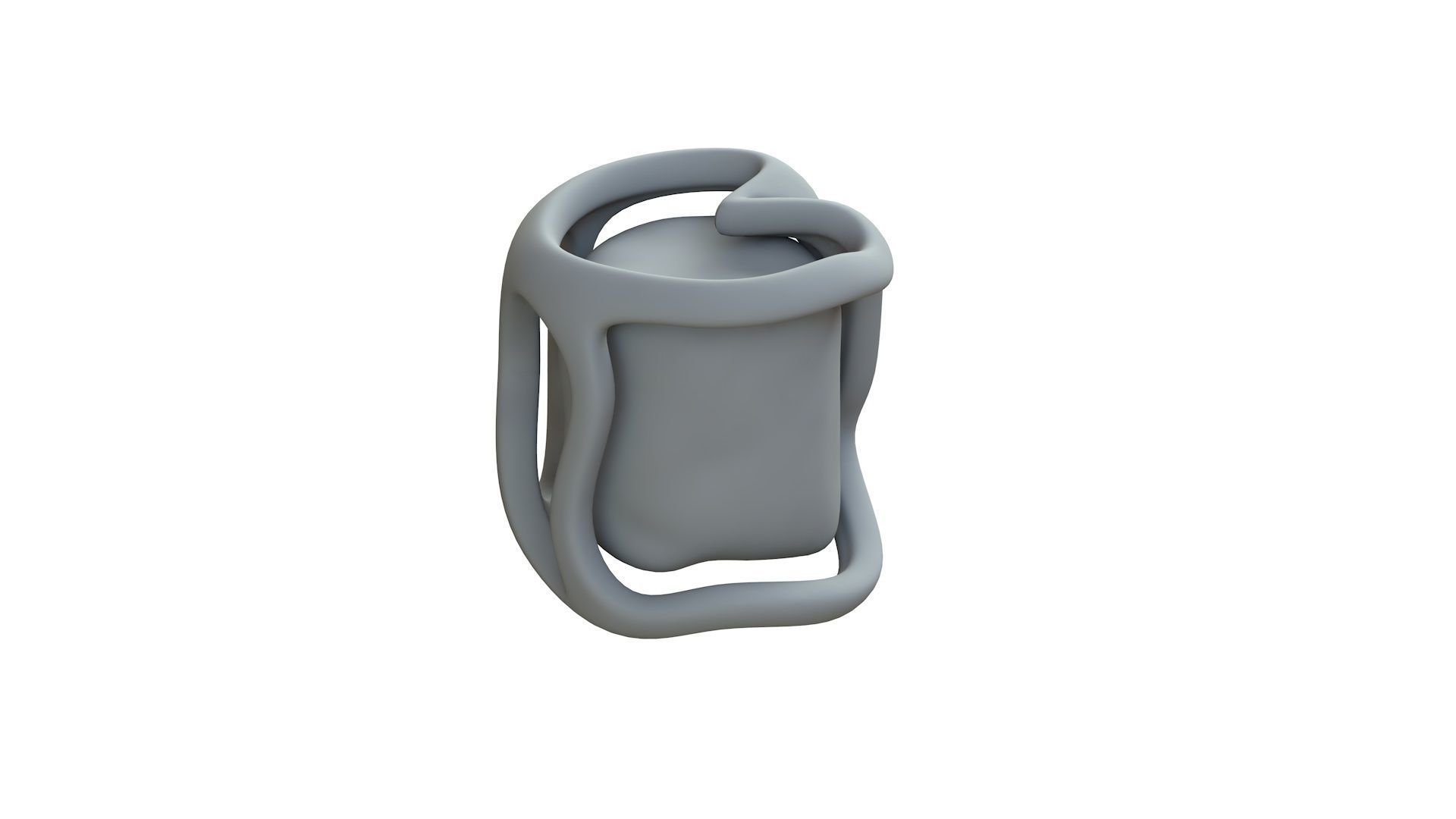 SciFi Shape Object Low Poly Low-poly 3D model_10