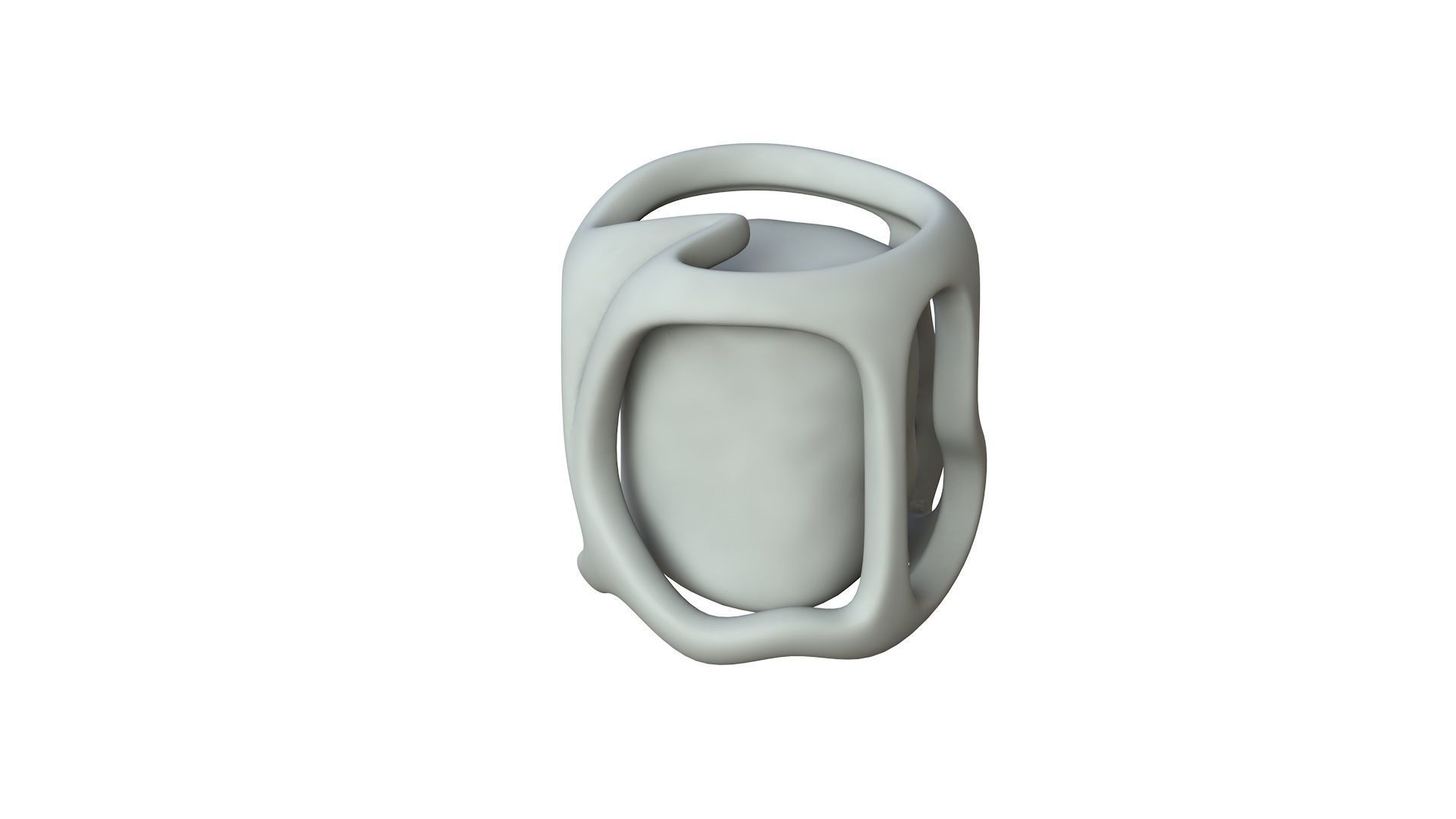 SciFi Shape Object Low Poly Low-poly 3D model_1