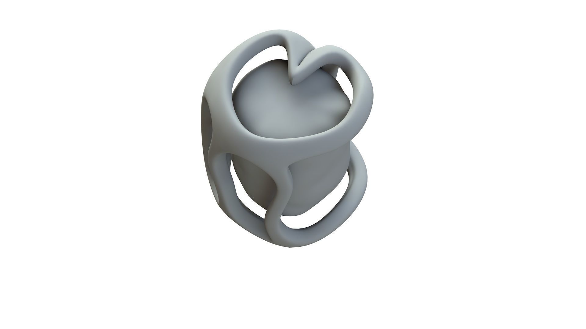 SciFi Shape Object Low Poly Low-poly 3D model_16