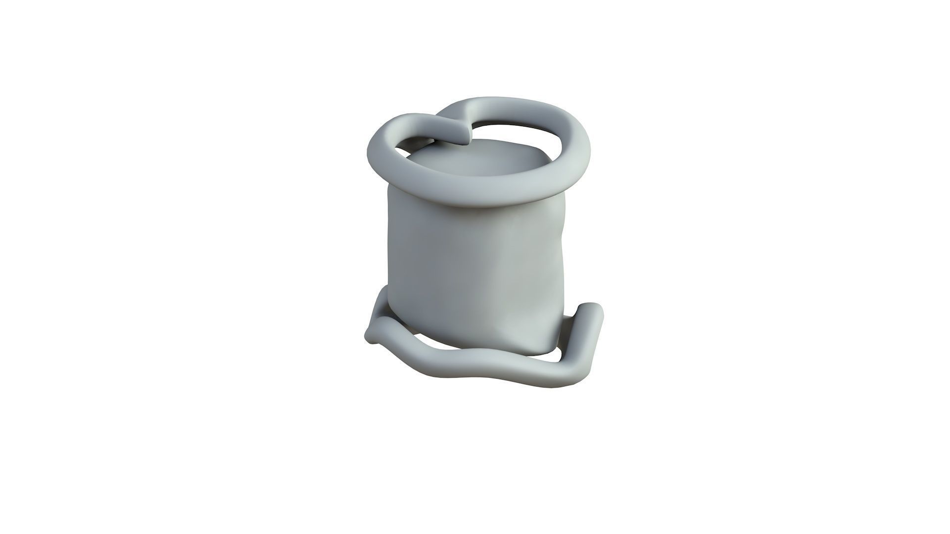 SciFi Shape Object Low Poly Low-poly 3D model_5