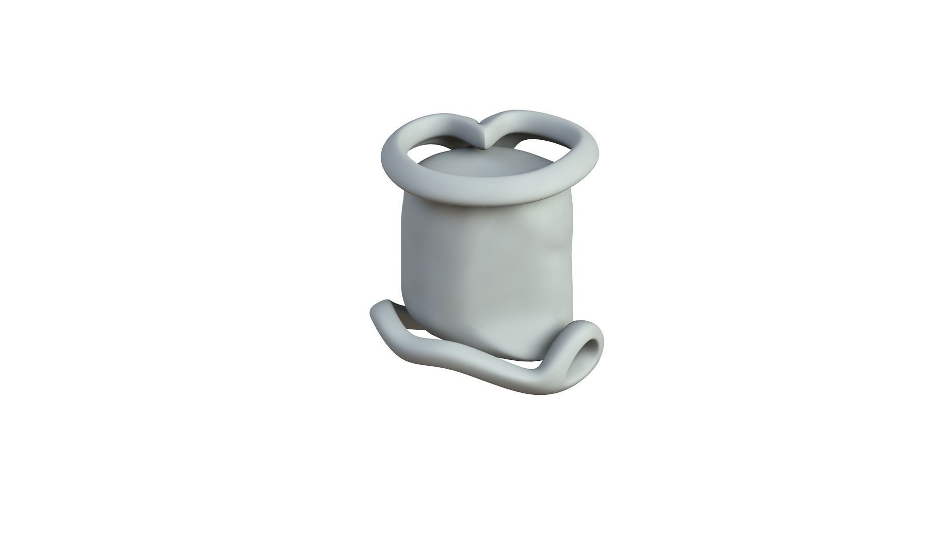 SciFi Shape Object Low Poly Low-poly 3D model_4