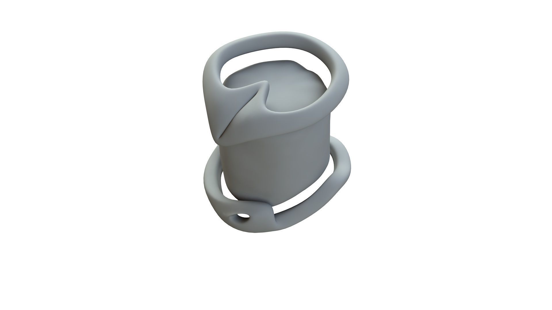 SciFi Shape Object Low Poly Low-poly 3D model_14