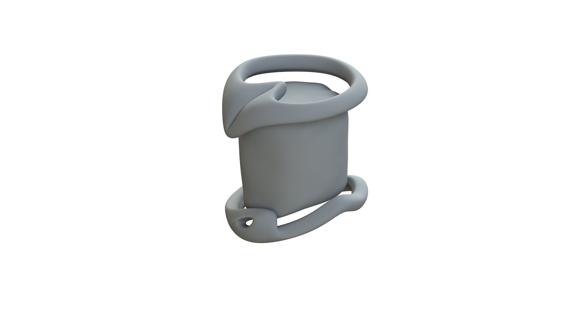 SciFi Shape Object Low Poly Low-poly 3D model_11