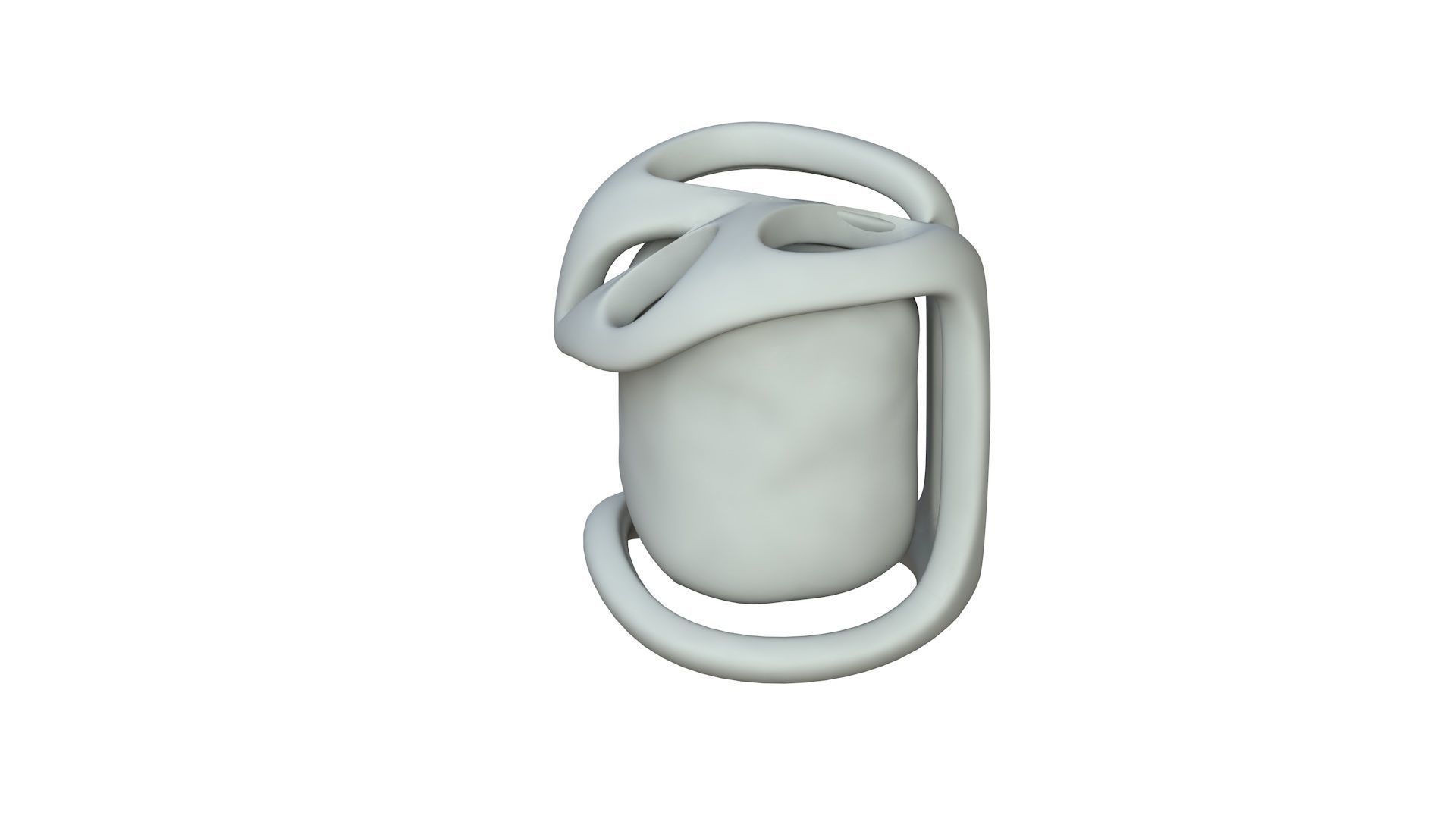 SciFi Shape Object Low Poly Low-poly 3D model_2