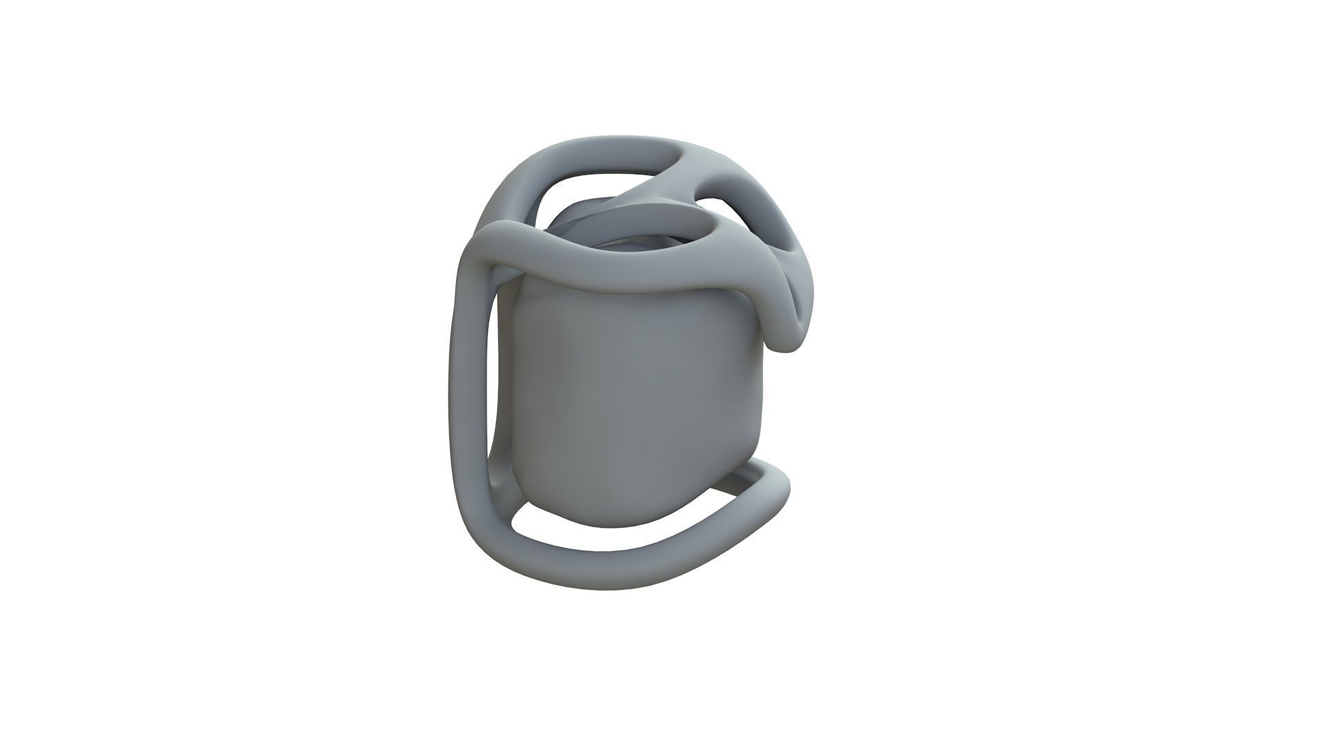 SciFi Shape Object Low Poly Low-poly 3D model_10