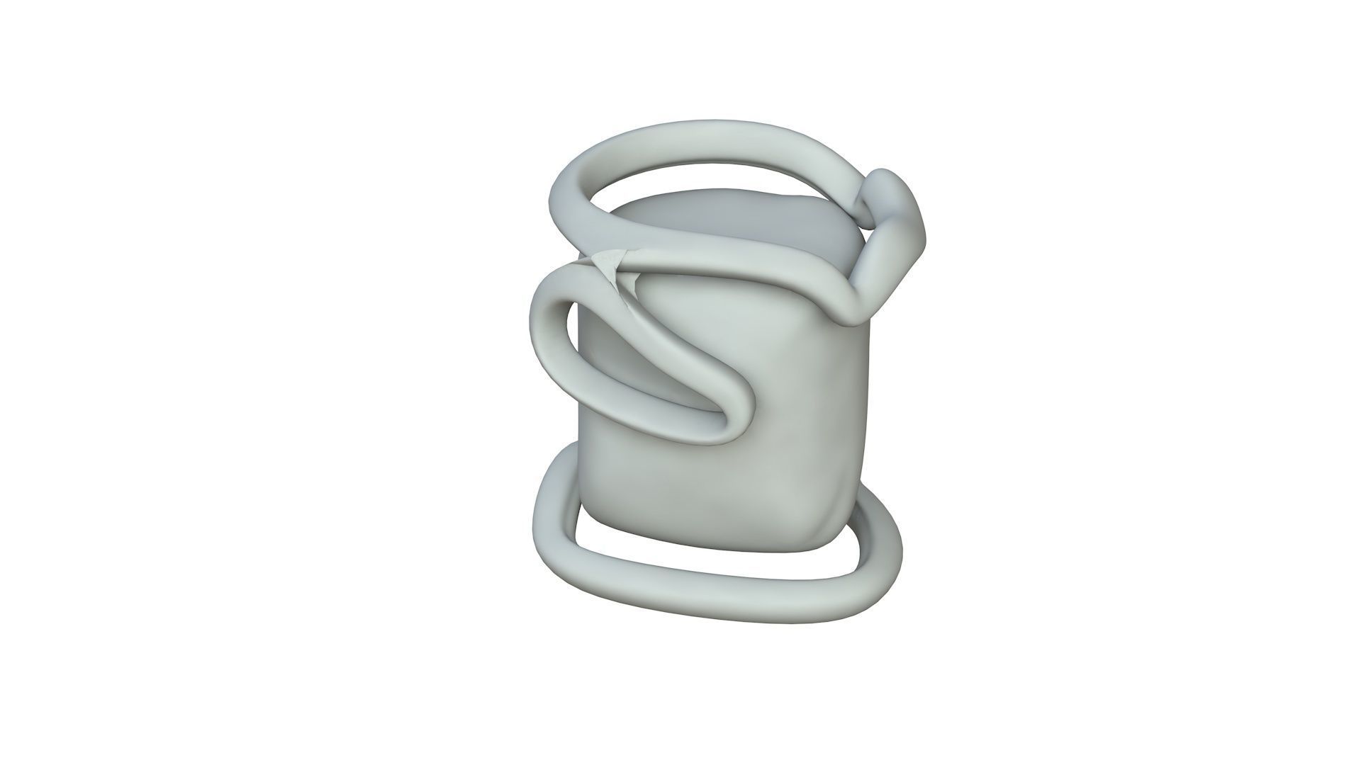 SciFi Shape Object Low Poly Low-poly 3D model_2