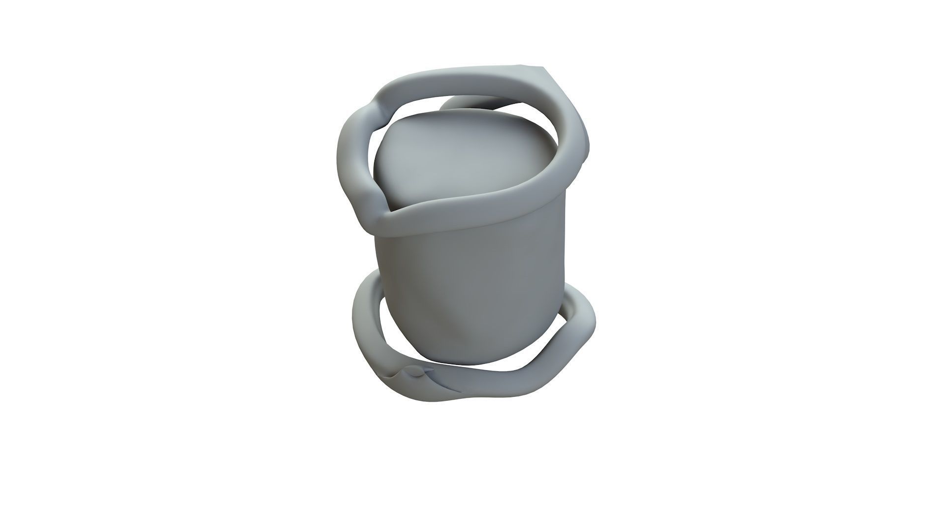 SciFi Shape Object Low Poly Low-poly 3D model_14