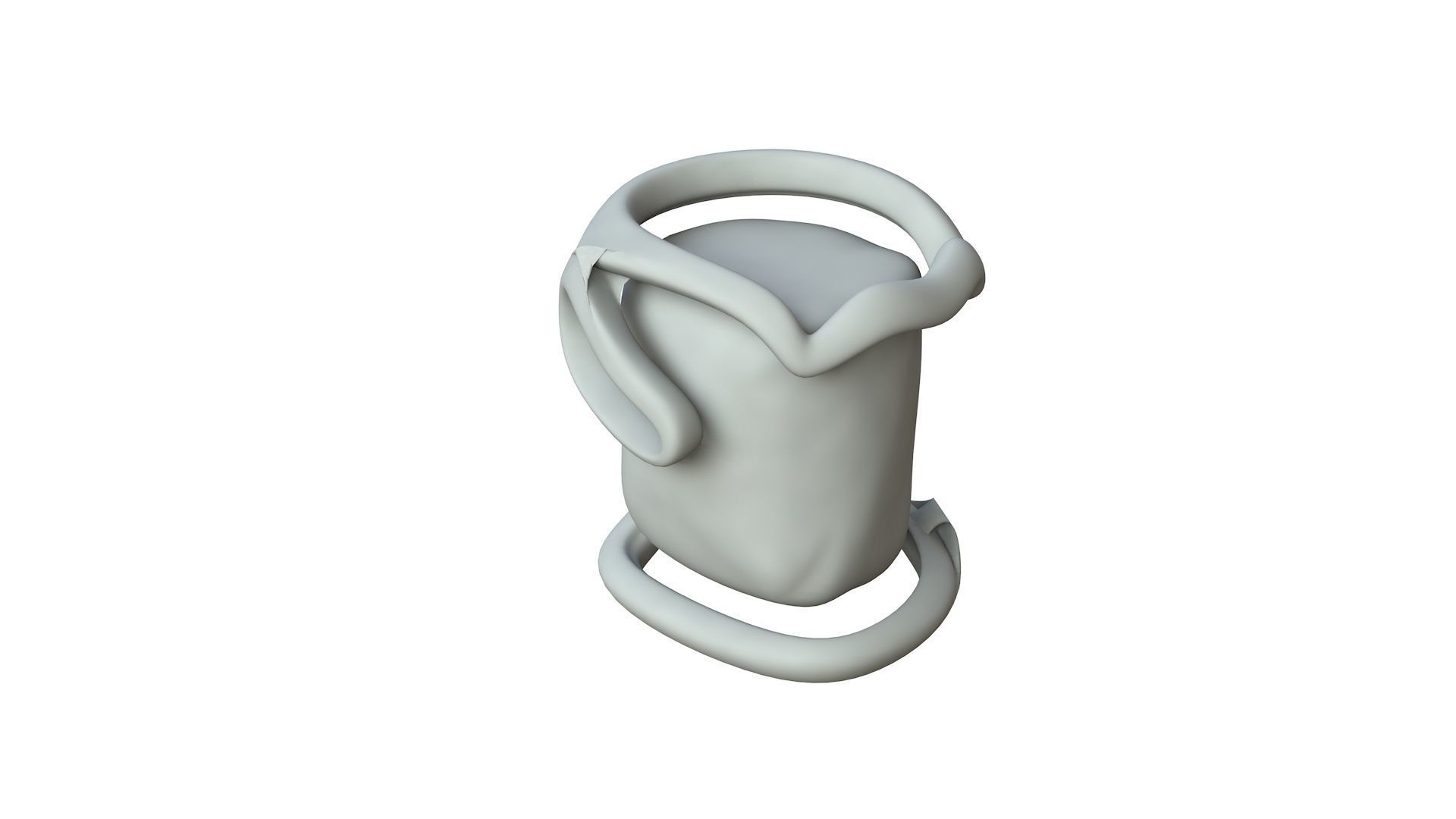 SciFi Shape Object Low Poly Low-poly 3D model_1