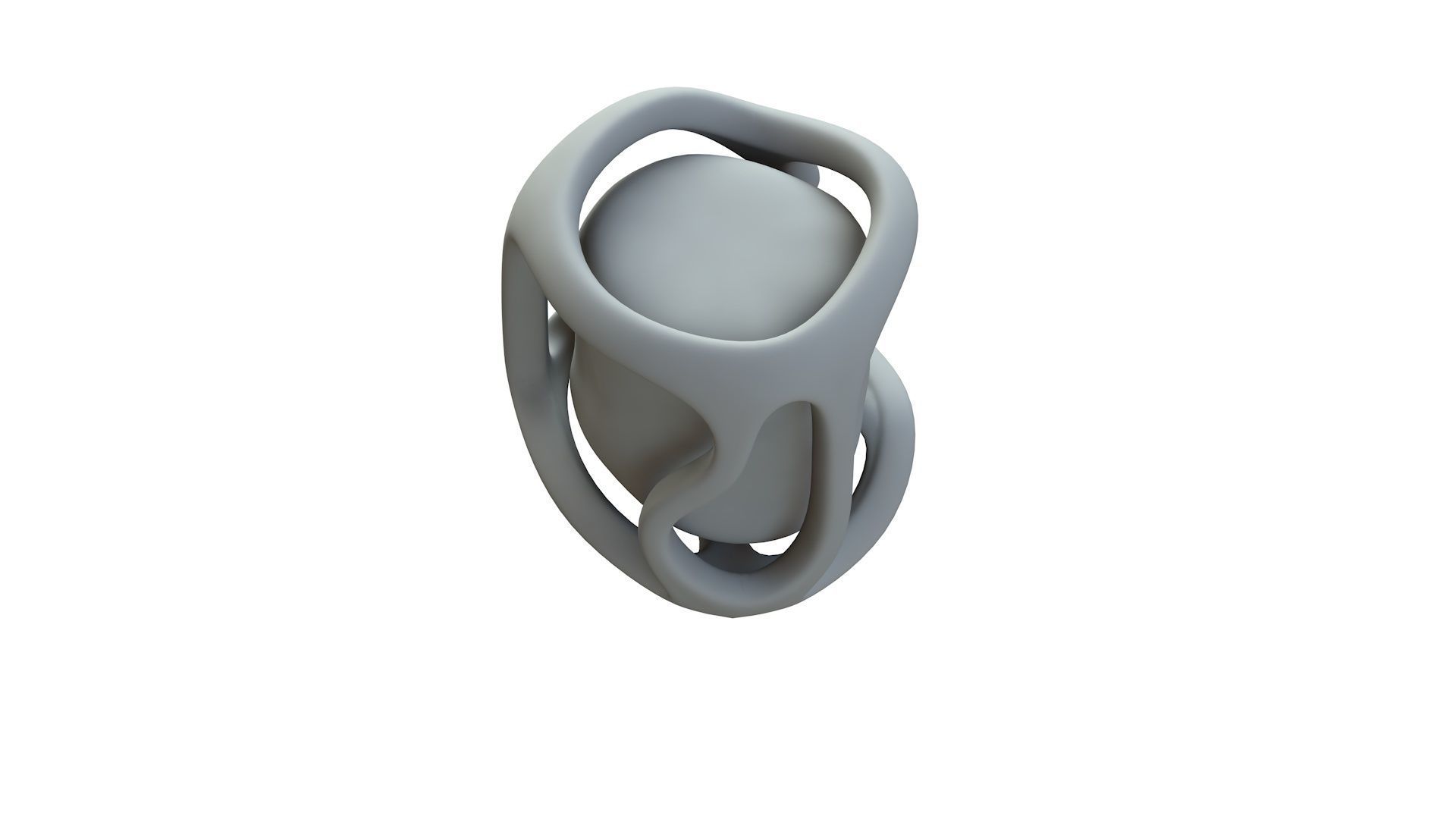 SciFi Shape Object Low Poly  Low-poly 3D model_15