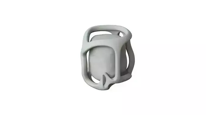 SciFi Shape Object Low Poly  Low-poly 3D model