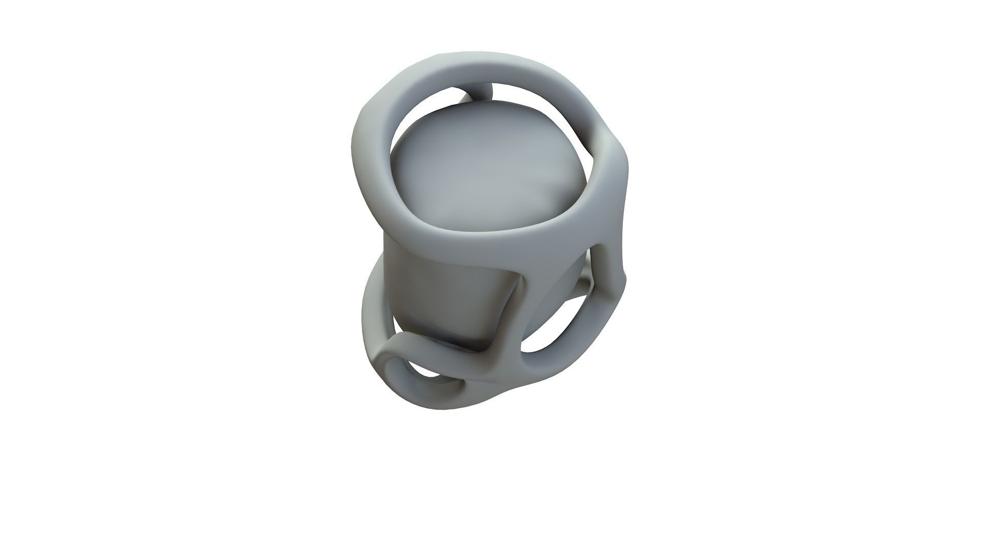 SciFi Shape Object Low Poly 89 Low-poly 3D model_17