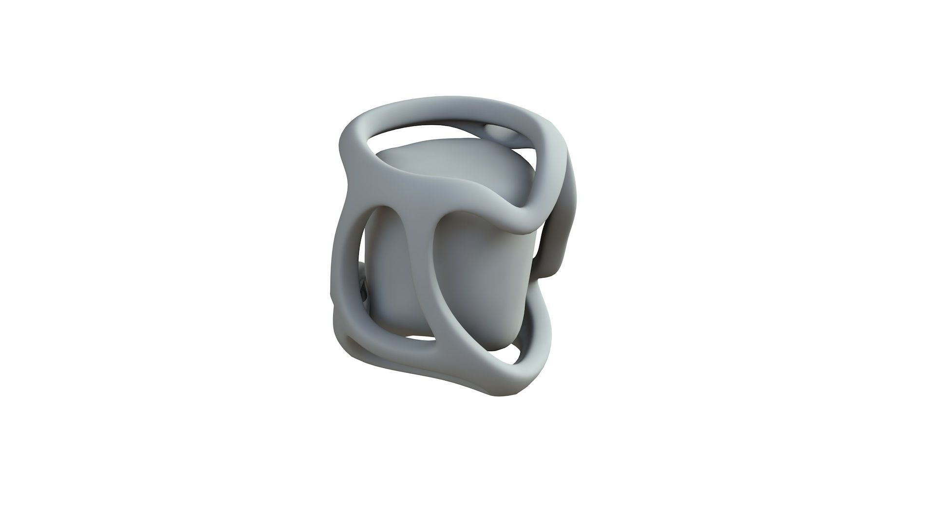 SciFi Shape Object Low Poly 89 Low-poly 3D model_7