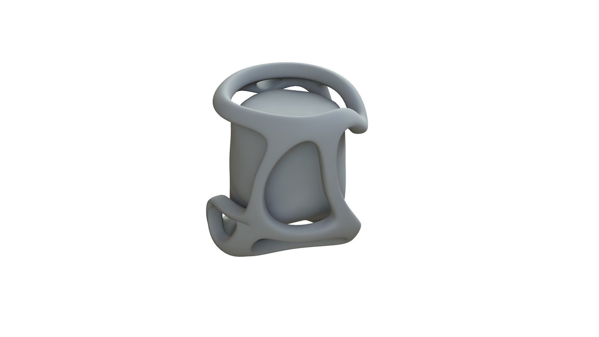 SciFi Shape Object Low Poly 89 Low-poly 3D model_10