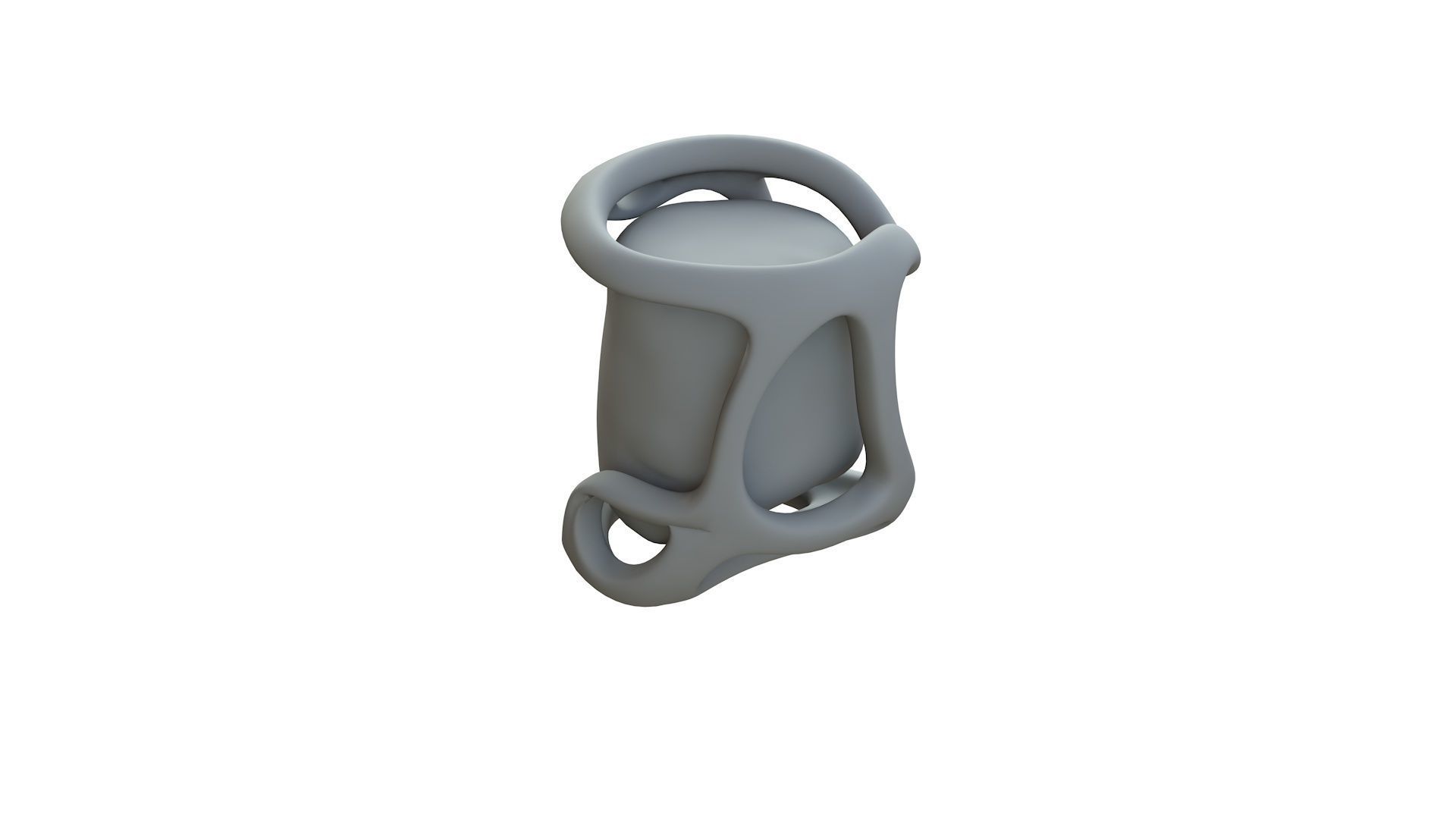 SciFi Shape Object Low Poly 89 Low-poly 3D model_12