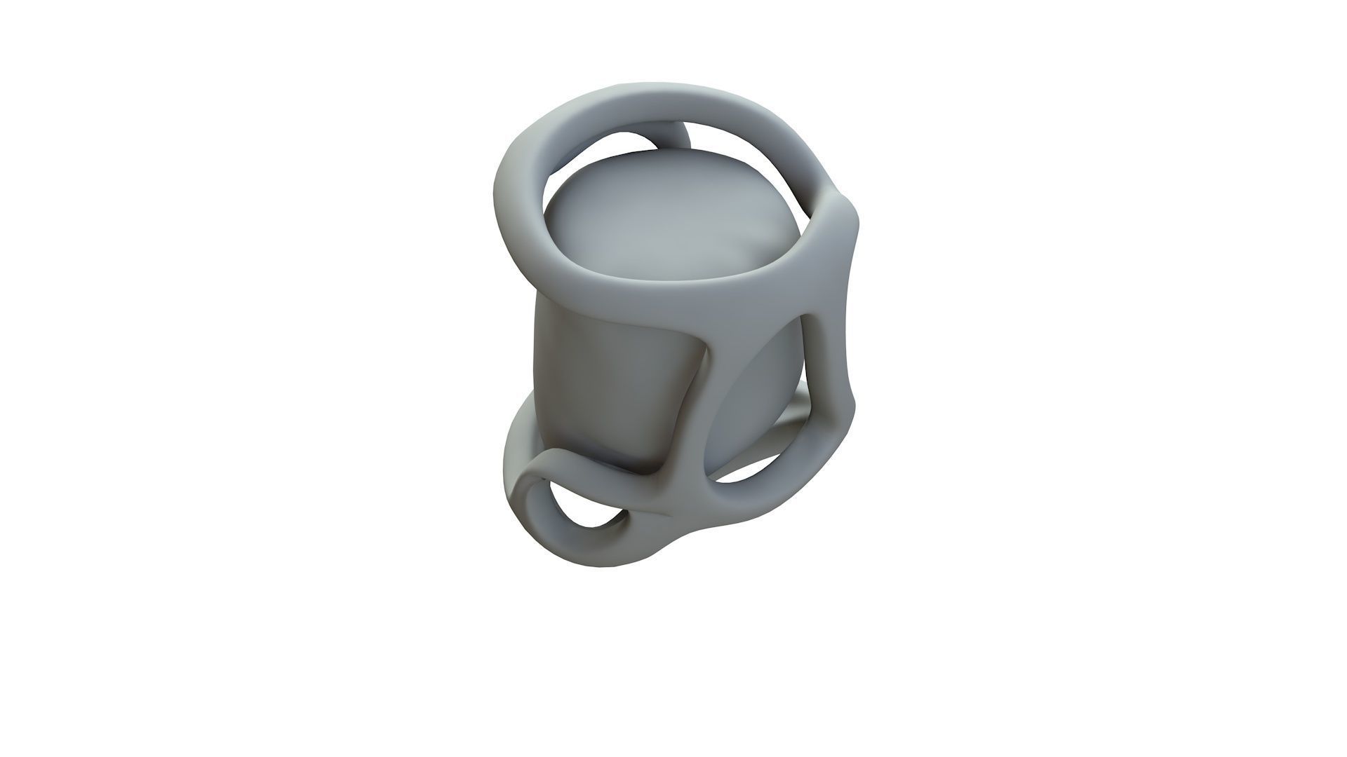 SciFi Shape Object Low Poly 89 Low-poly 3D model_14