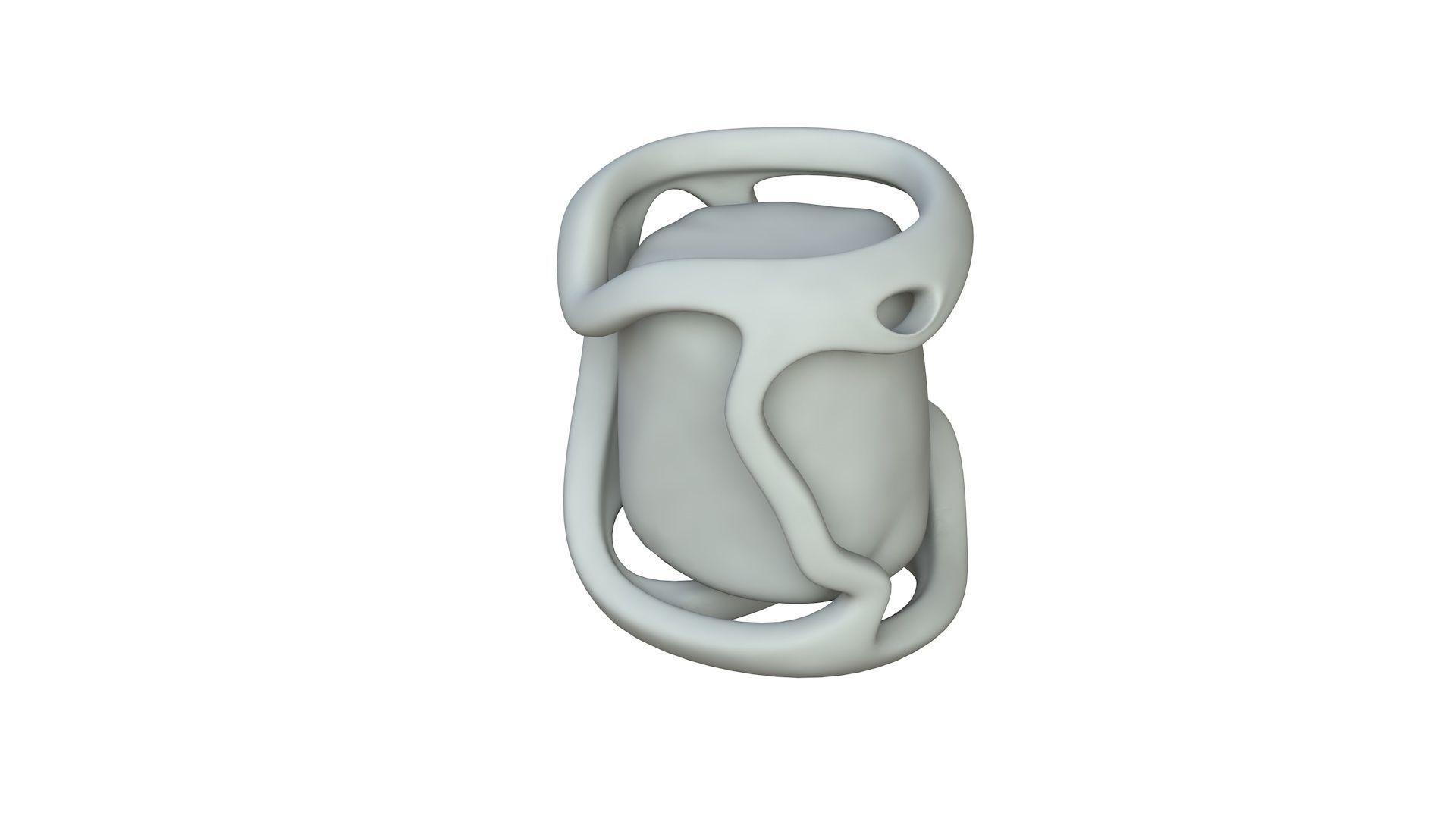 SciFi Shape Object Low Poly 89 Low-poly 3D model_2