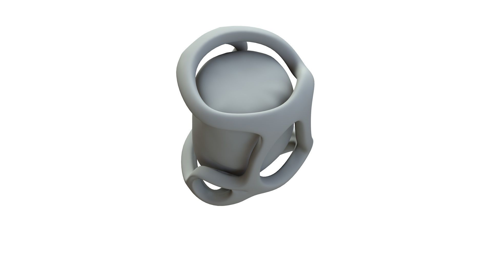 SciFi Shape Object Low Poly 89 Low-poly 3D model_15