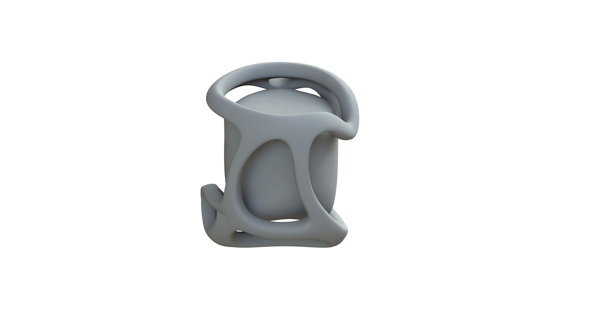 SciFi Shape Object Low Poly 89 Low-poly 3D model_9