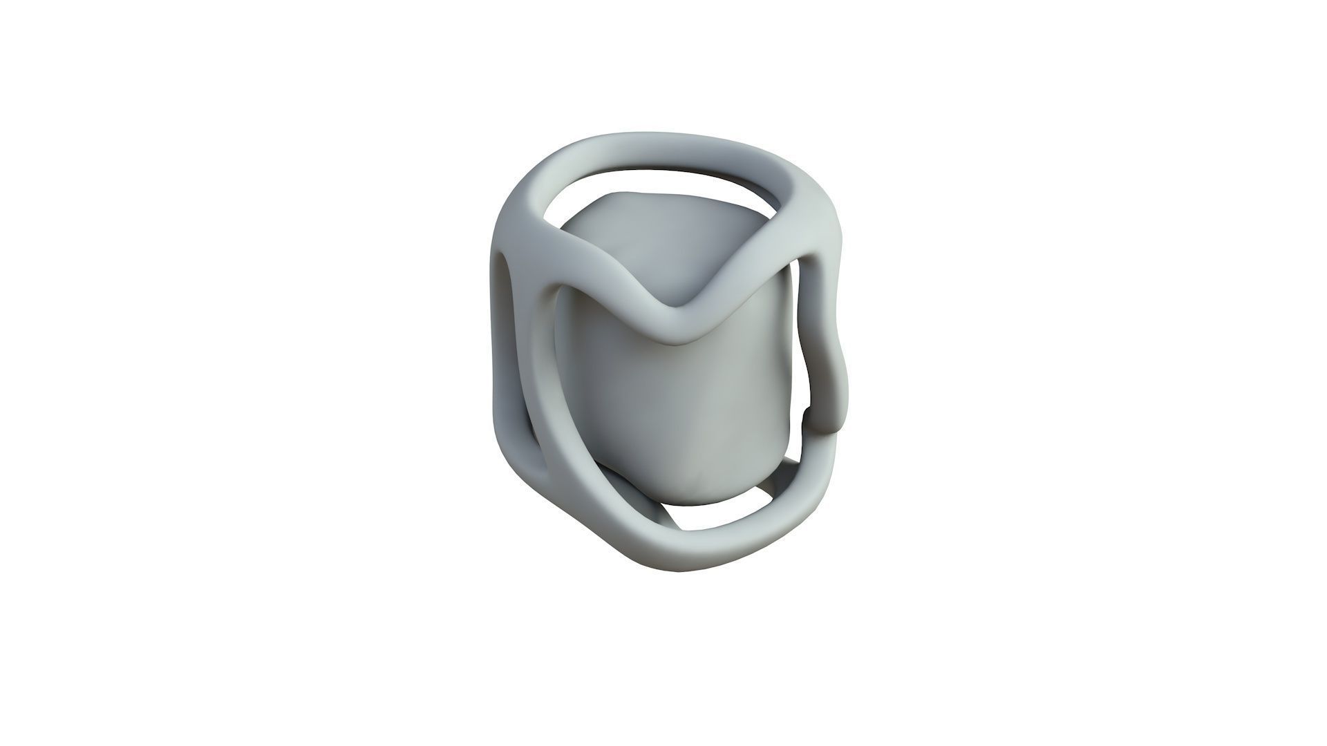 SciFi Shape Object Low Poly 89 Low-poly 3D model_5