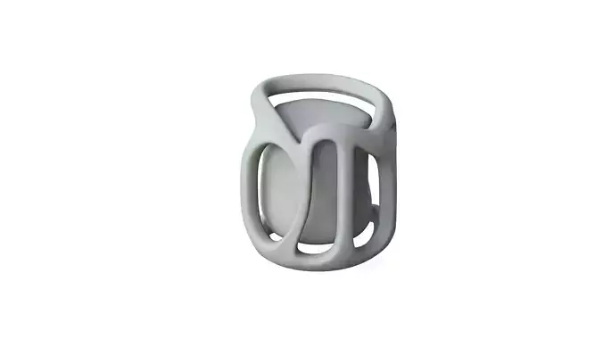 SciFi Shape Object Low Poly  Low-poly 3D model