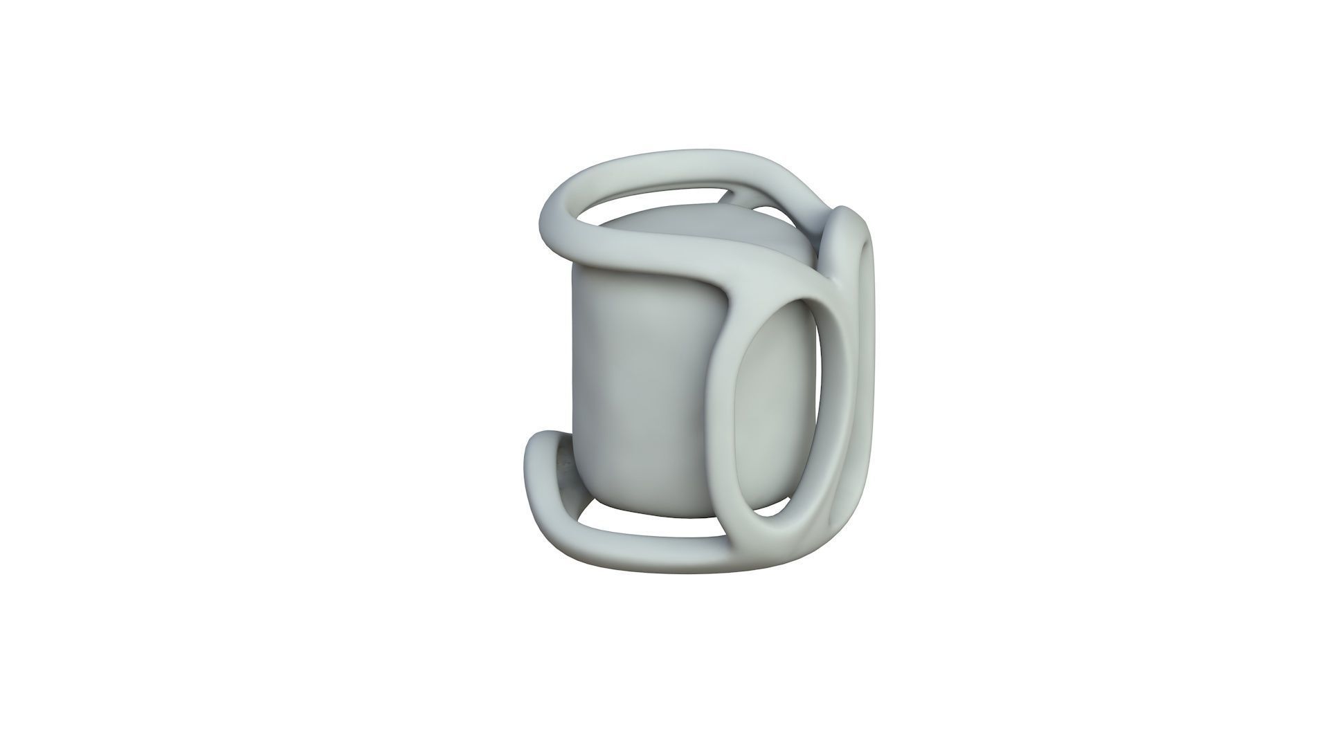 SciFi Shape Object Low Poly  Low-poly 3D model_3