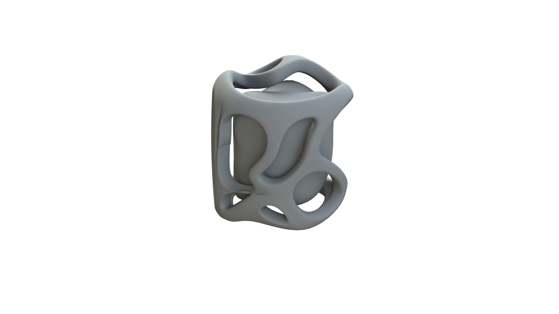 SciFi Shape Object Low Poly 87 Low-poly 3D model_12