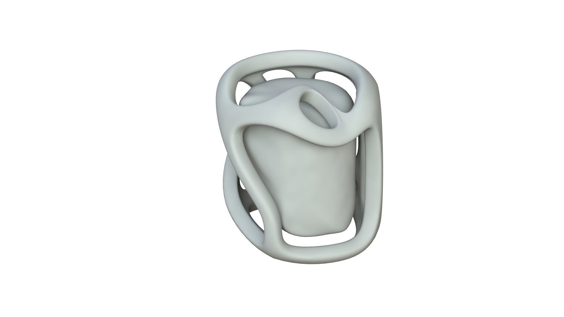 SciFi Shape Object Low Poly 87 Low-poly 3D model_2