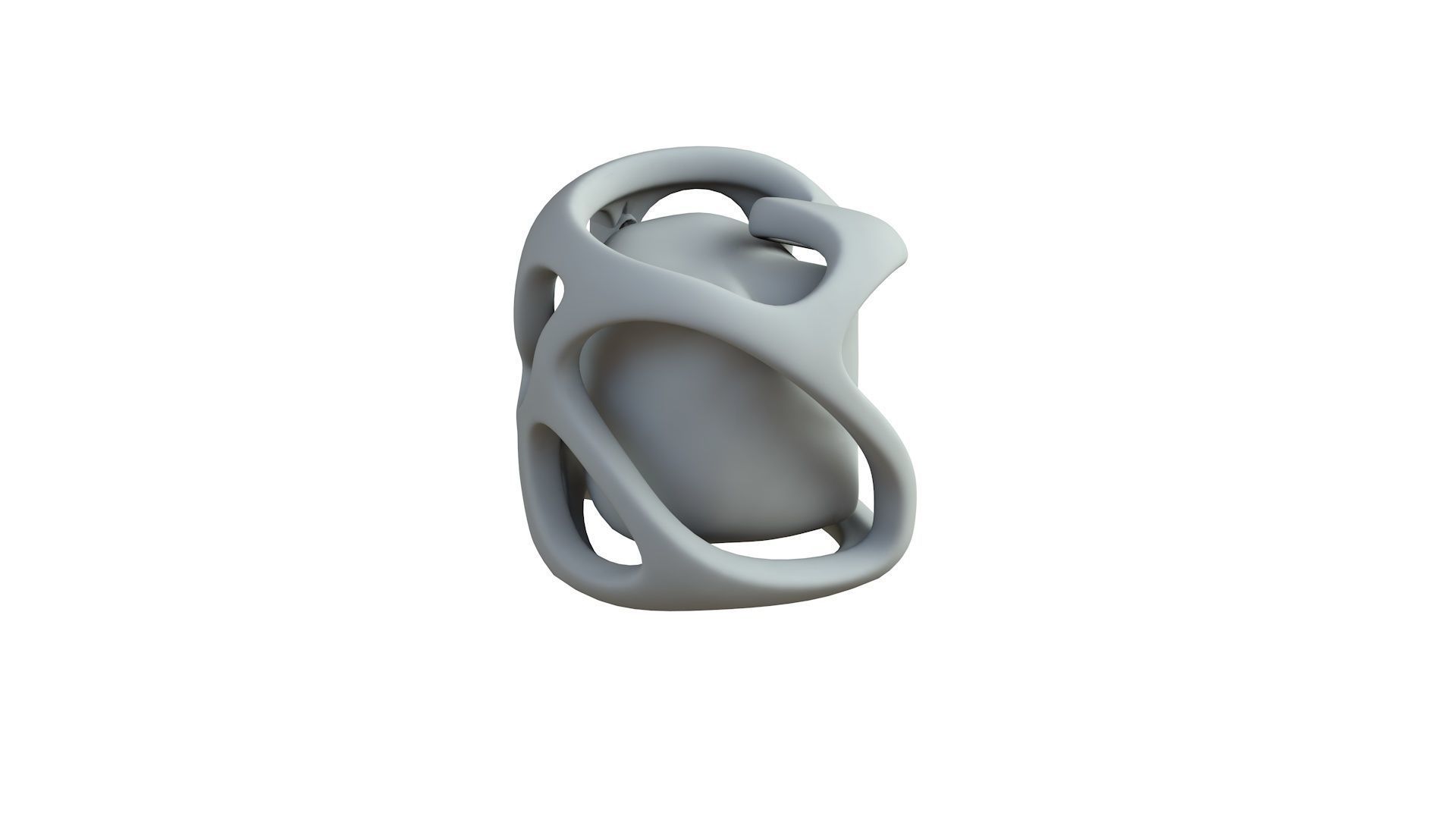 SciFi Shape Object Low Poly 87 Low-poly 3D model_6