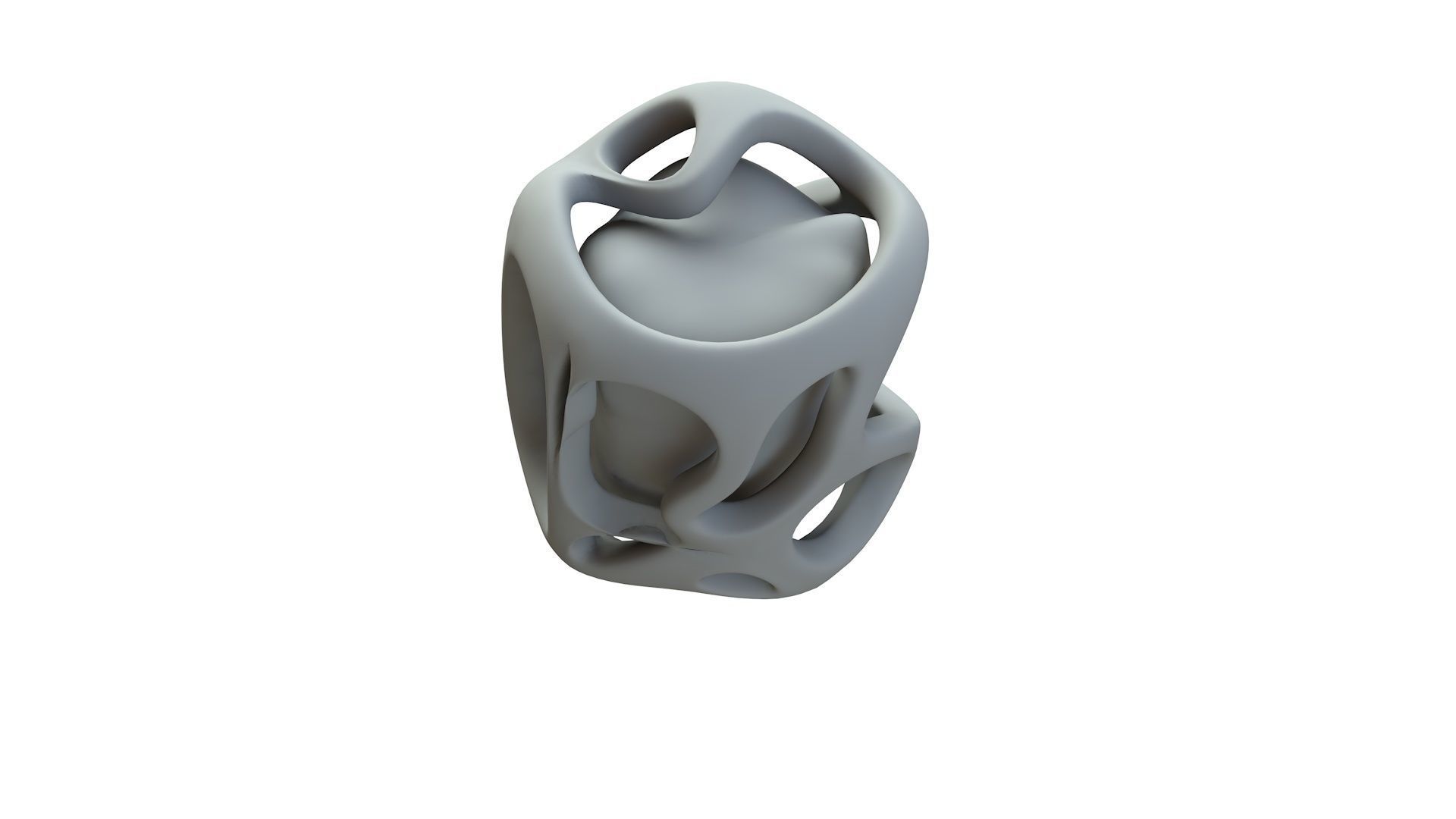 SciFi Shape Object Low Poly 87 Low-poly 3D model_17