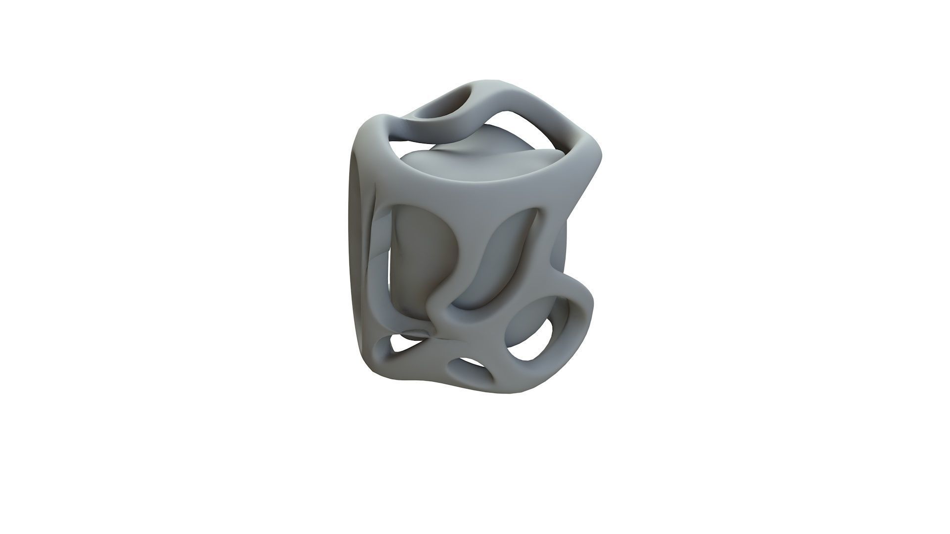 SciFi Shape Object Low Poly 87 Low-poly 3D model_13
