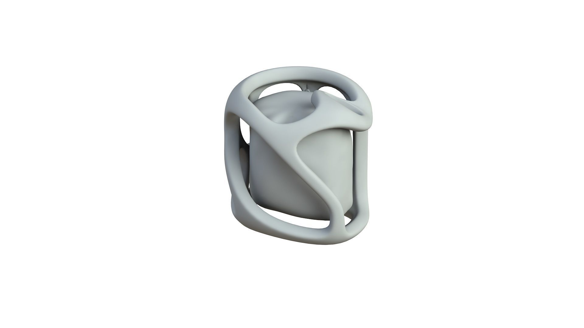 SciFi Shape Object Low Poly 87 Low-poly 3D model_4